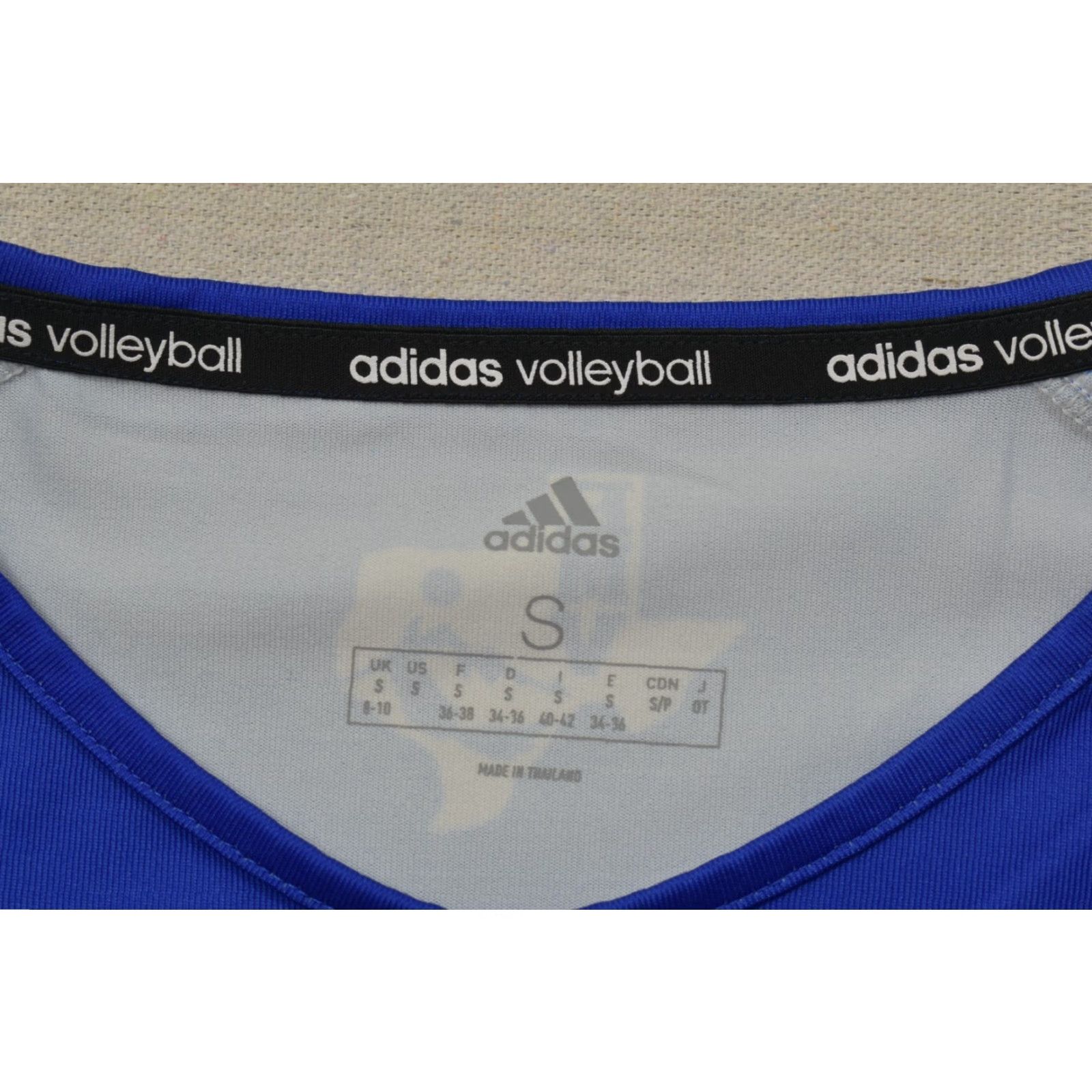 Adidas Adidas Volleyball EMV 2 Blue Sleeveless Jersey Women's Size S Recycled Polye] Size S / US 4 / IT 40 - 7 Thumbnail