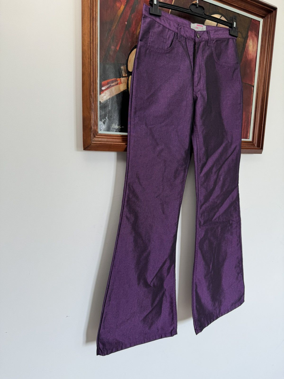 Vintage Rare Y2K Comycom Cyber Flaired Rave Hippie Pants Vintage Size US 31 - 3 Thumbnail