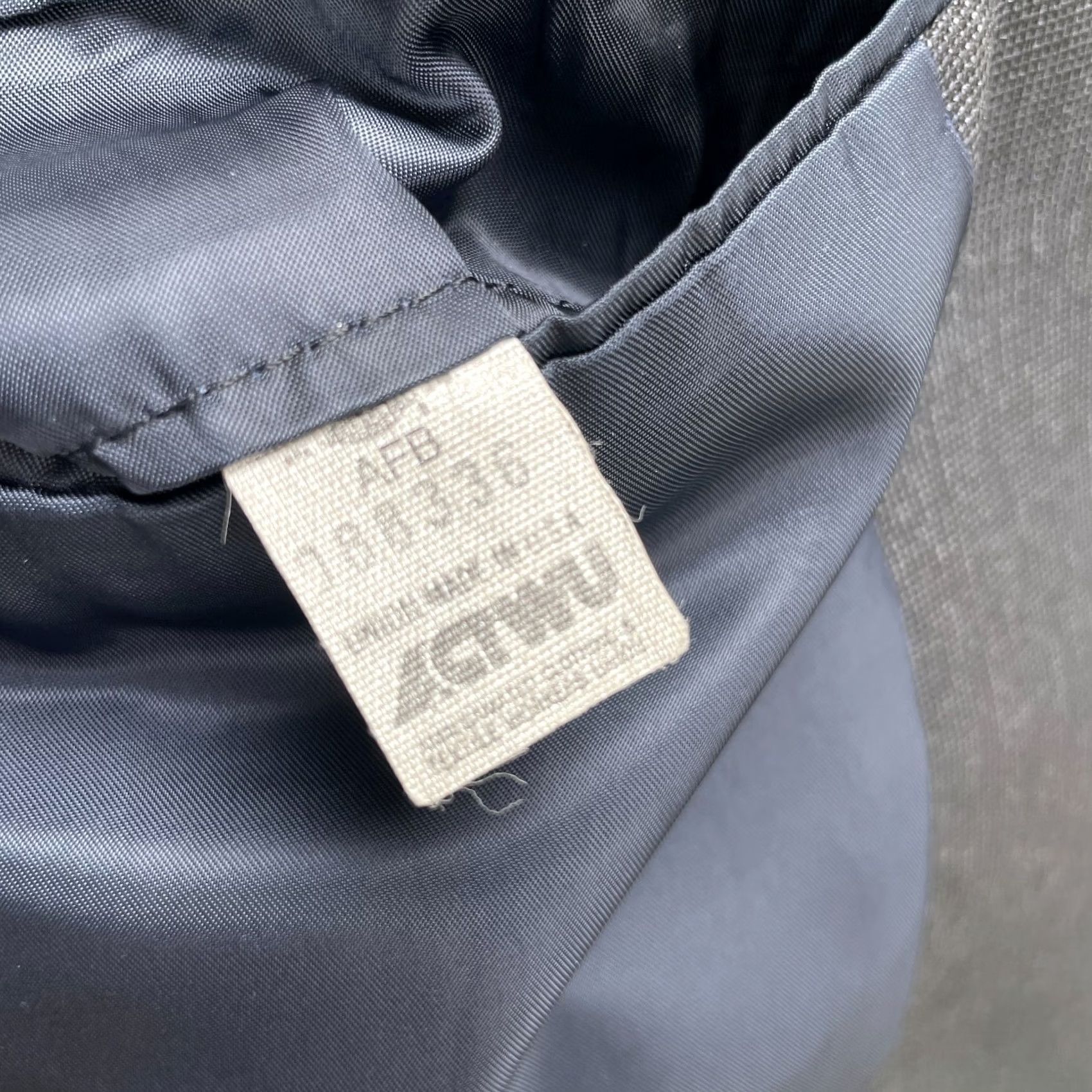 Brooks Brothers Vintage Brooks Brothers Suit Mens 43 Gray Notch Lapel Single Breasted 2 Piece Wool USA Coat Jacket Full Set Clothing Size 46R - 5 Thumbnail