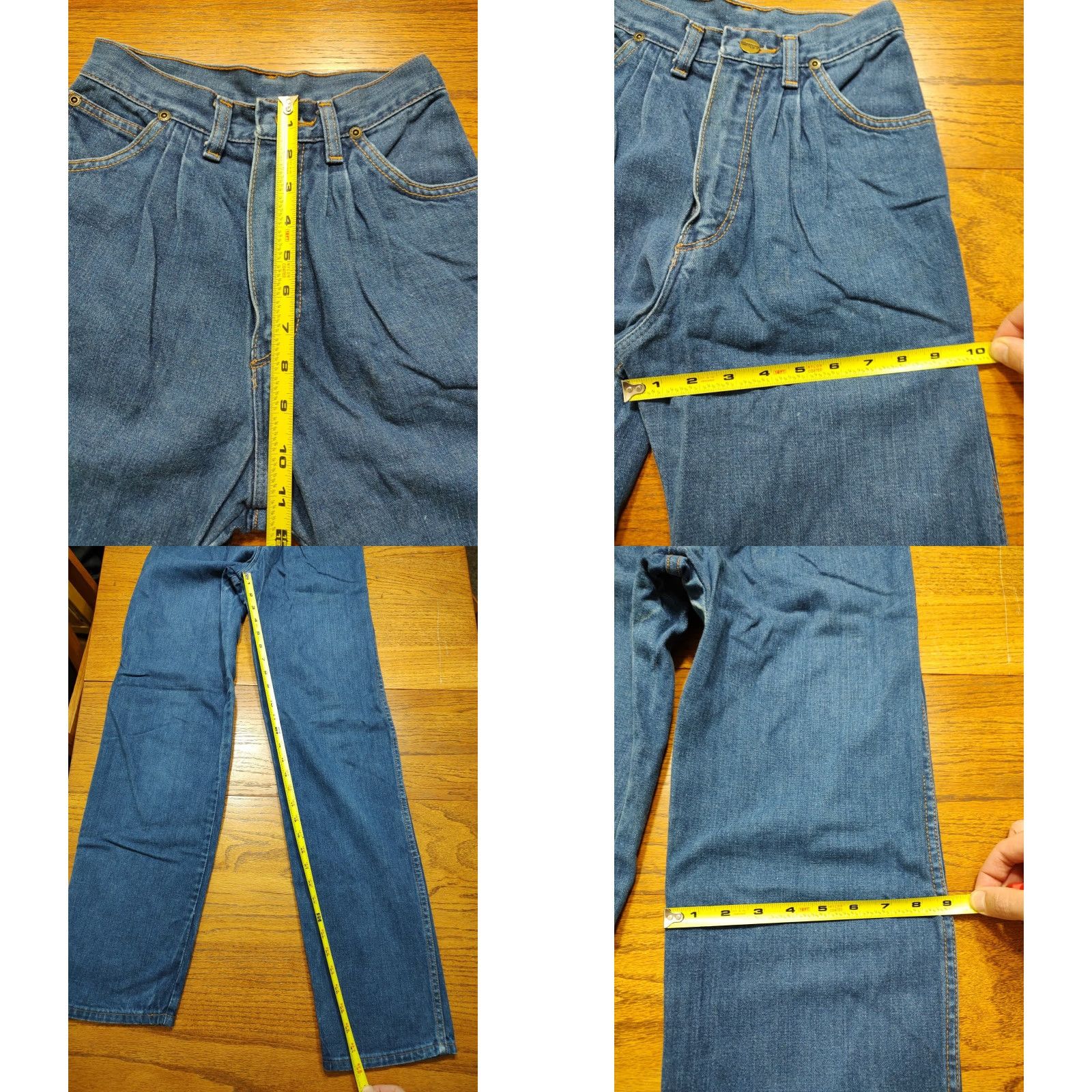 Wrangler VINTAGE Wrangler Denim Jeans Women Fits W22 X L32 Made In USA Blue Wrangler Jeans Slim 5-Pocket Denim Medium Wash 100% Cotton Womens Cowboy 80s USA Size 40" / US 18 - 8 Thumbnail
