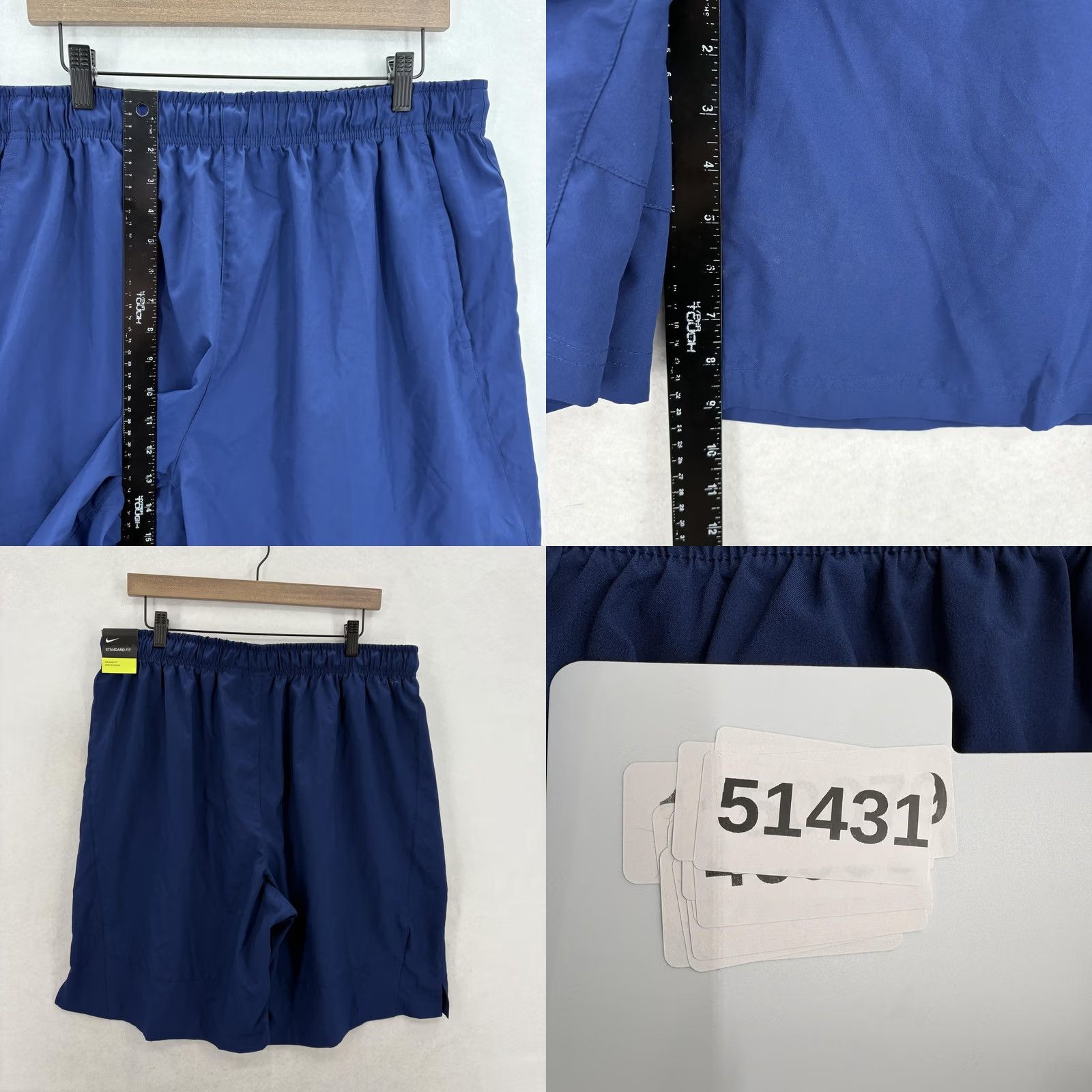 Nike Nike Flex Dri-FIT Training Shorts Mens 2XLT Blue 9" Inseam Big & Tall Gym Sports Size US 39 - 8 Thumbnail