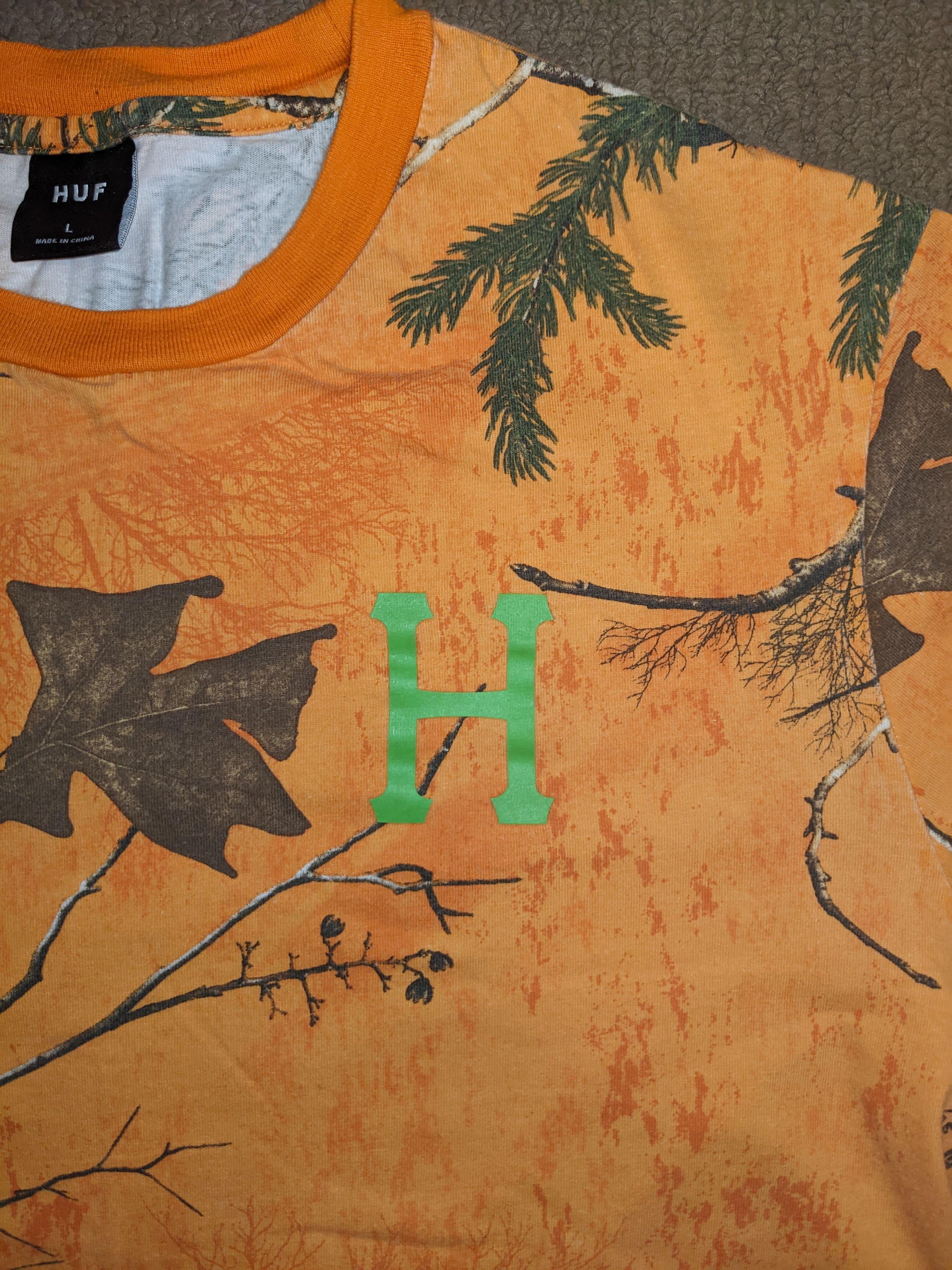 Huf Orange Plants Long Sleeve Size US L / EU 52-54 / 3 - 3 Thumbnail