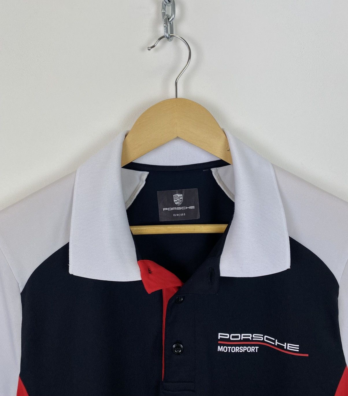 Porsche Design Porche Motorsport Racing Polo Buttons Shirt Men’s Size M Size US M / EU 48-50 / 2 - 4 Thumbnail
