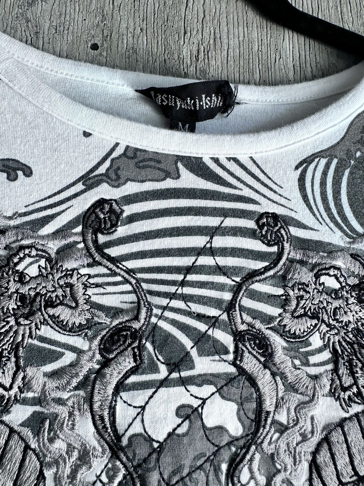 Yasuyuki Ishii YASUYUKI ISHII TATTOO EMBROIDERED SHIRT Size US M / EU 48-50 / 2 - 2 Thumbnail