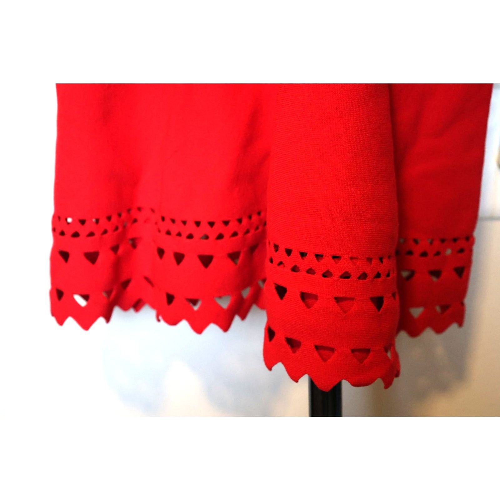 Ann Taylor Ann Taylor Knit Sweater Dress - Size Medium - Red - NWT Size M / US 6-8 / IT 42-44 - 3 Thumbnail