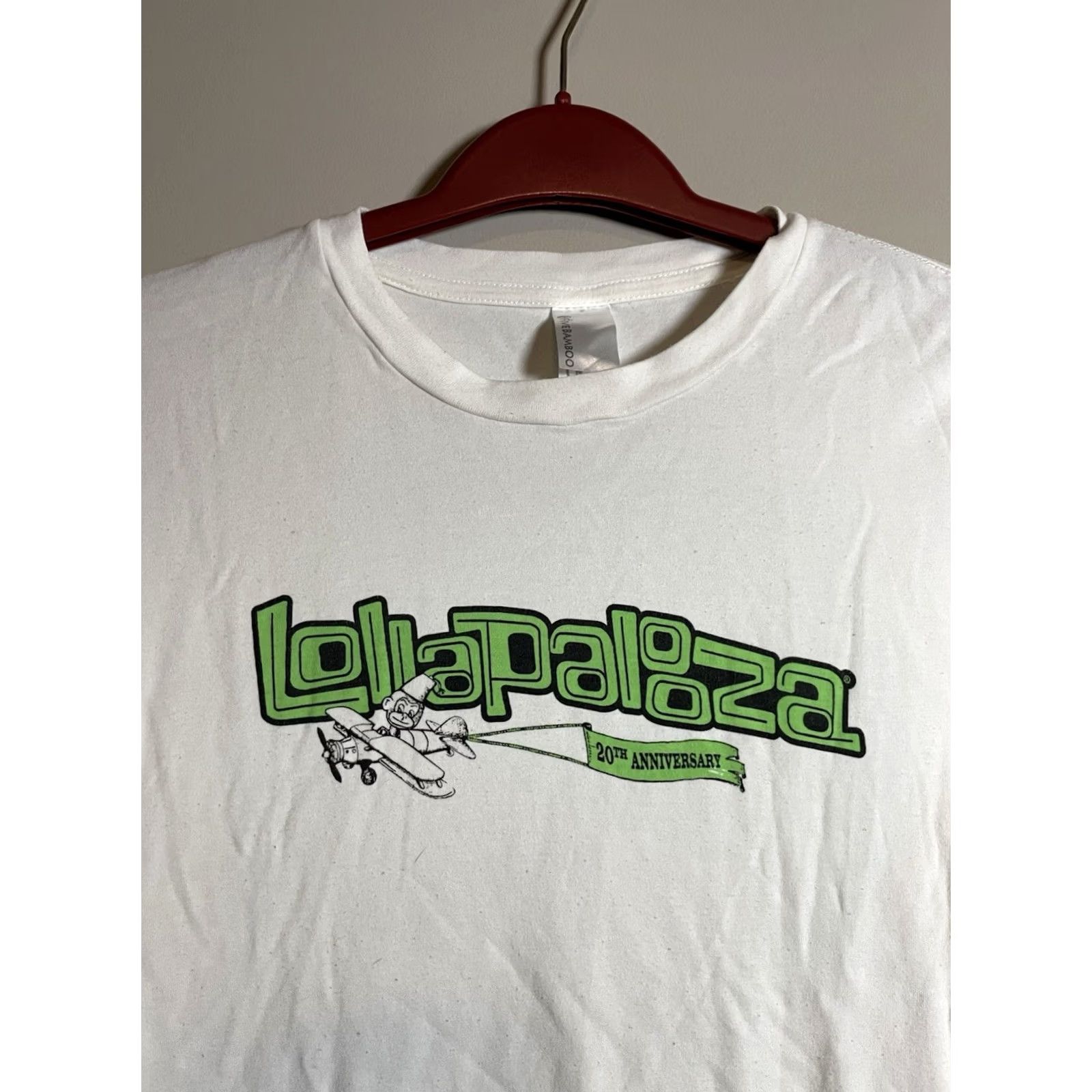 Vintage Lollapalooza 2011 20th Anniversary T-Shirt Foo Fighters Enimen Size M White Mens T-Shirt Size US M / EU 48-50 / 2 - 2 Thumbnail