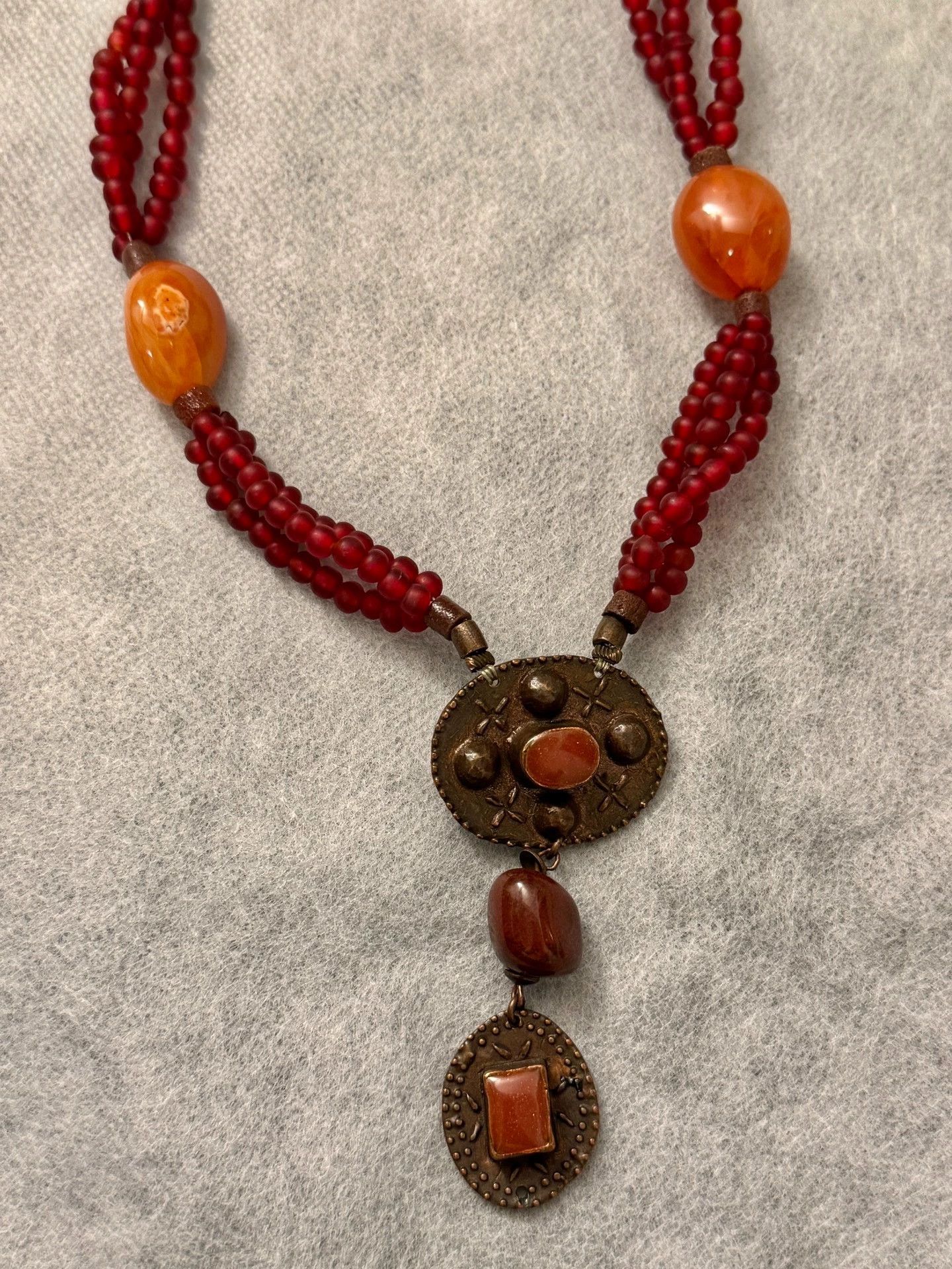 Vintage Italian Brand Ethnic Vintage Archive Necklace Size ONE SIZE - 3 Thumbnail