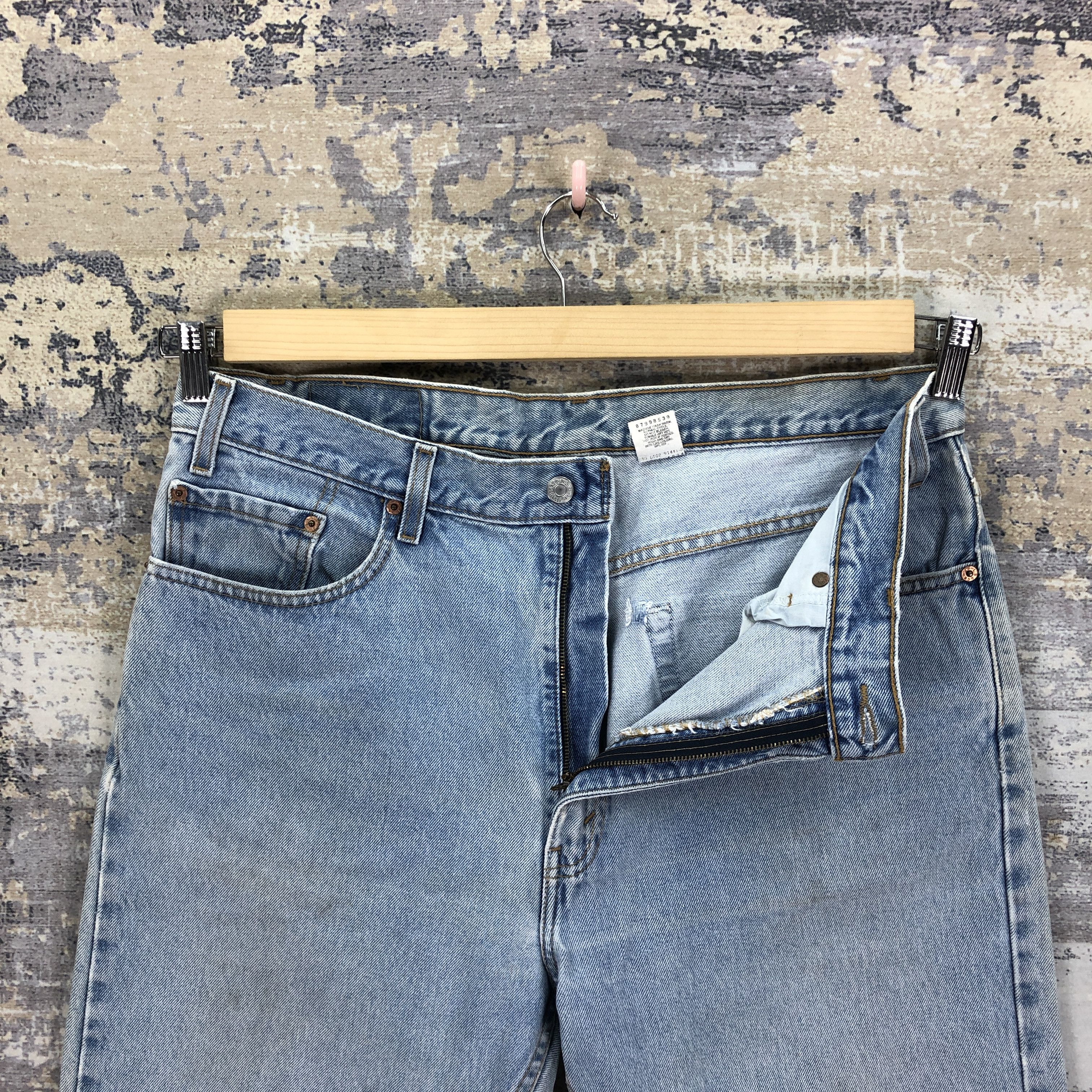 Levi's Vintage Levis 505 Light Wash Jeans Levi's Dirty Faded Denim Size US 37 - 6 Thumbnail