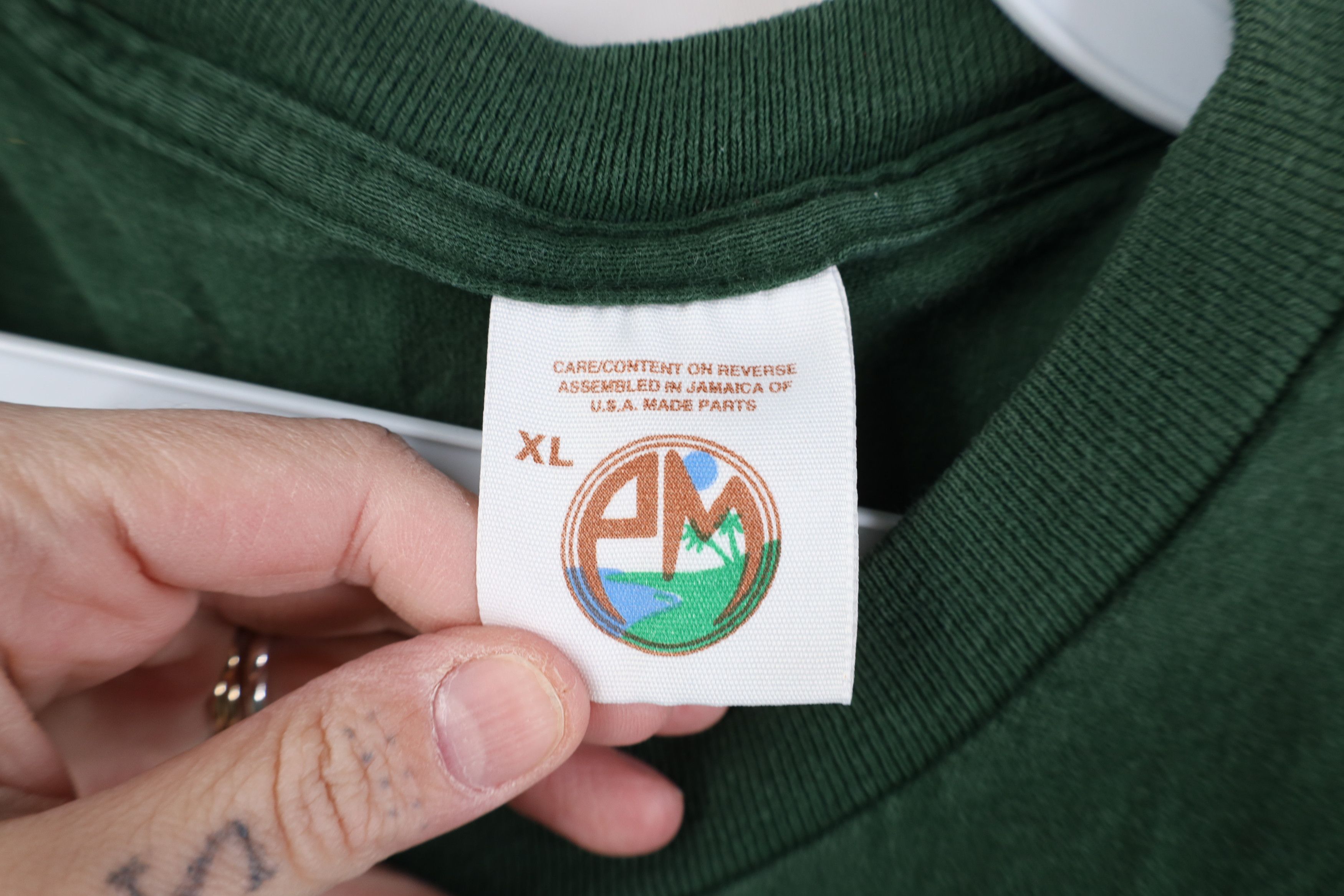 Vintage Vintage 90s Eastern Michigan University Short Sleeve T-Shirt Size US XL / EU 56 / 4 - 11 Thumbnail