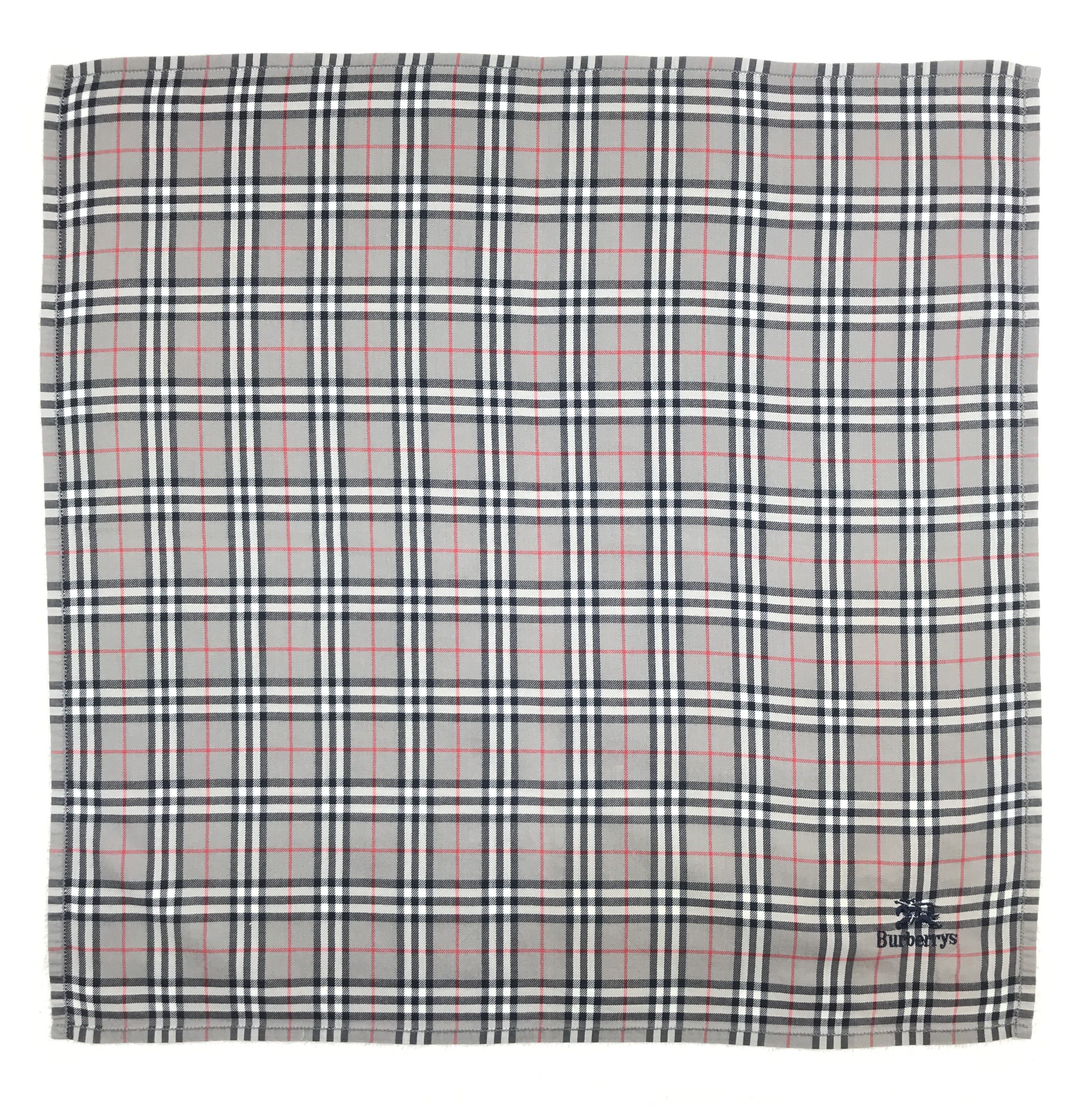 Burberry × Vintage Vintage Burberry Nova Check Bandana Neckerchief Handkerchief Size ONE SIZE - 1 Thumbnail