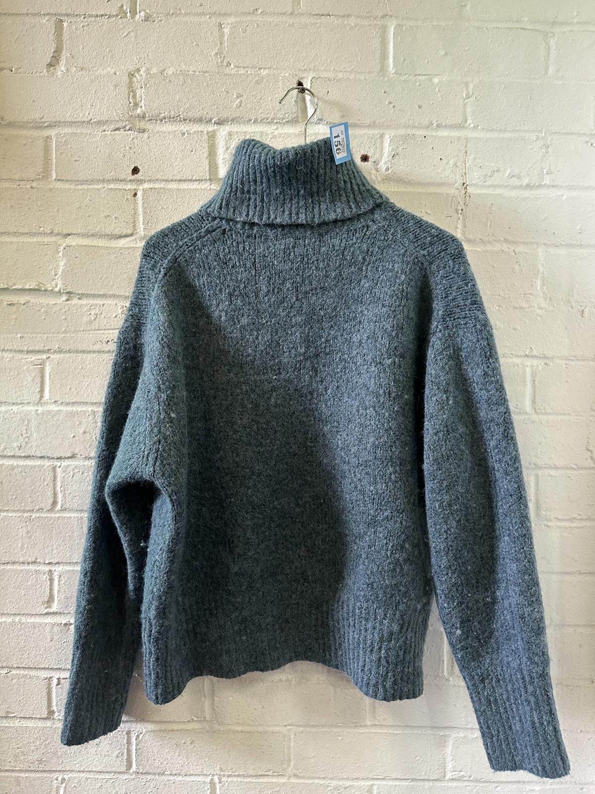 Zara Grey Turtleneck Wool Sweater Size M / US 6-8 / IT 42-44 - 1 Thumbnail