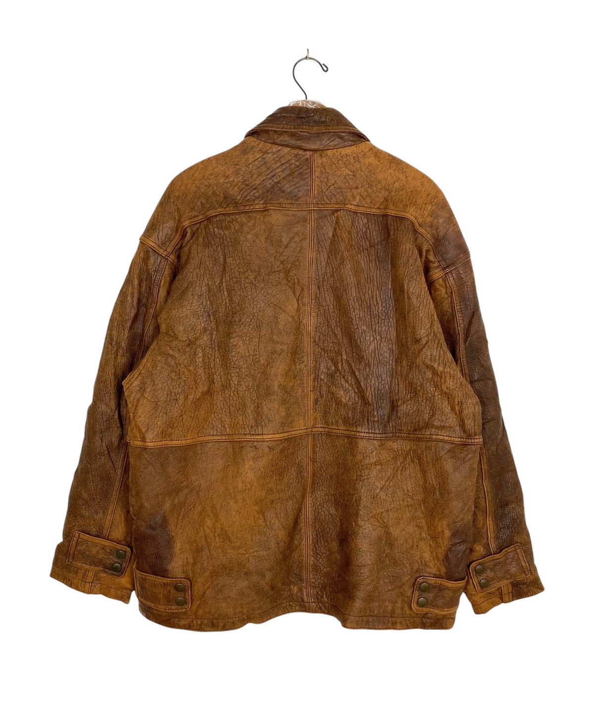 Japanese Brand Rare‼️ Vintage Wind Armor Sheep Skin Leather Size US M / EU 48-50 / 2 - 5 Thumbnail