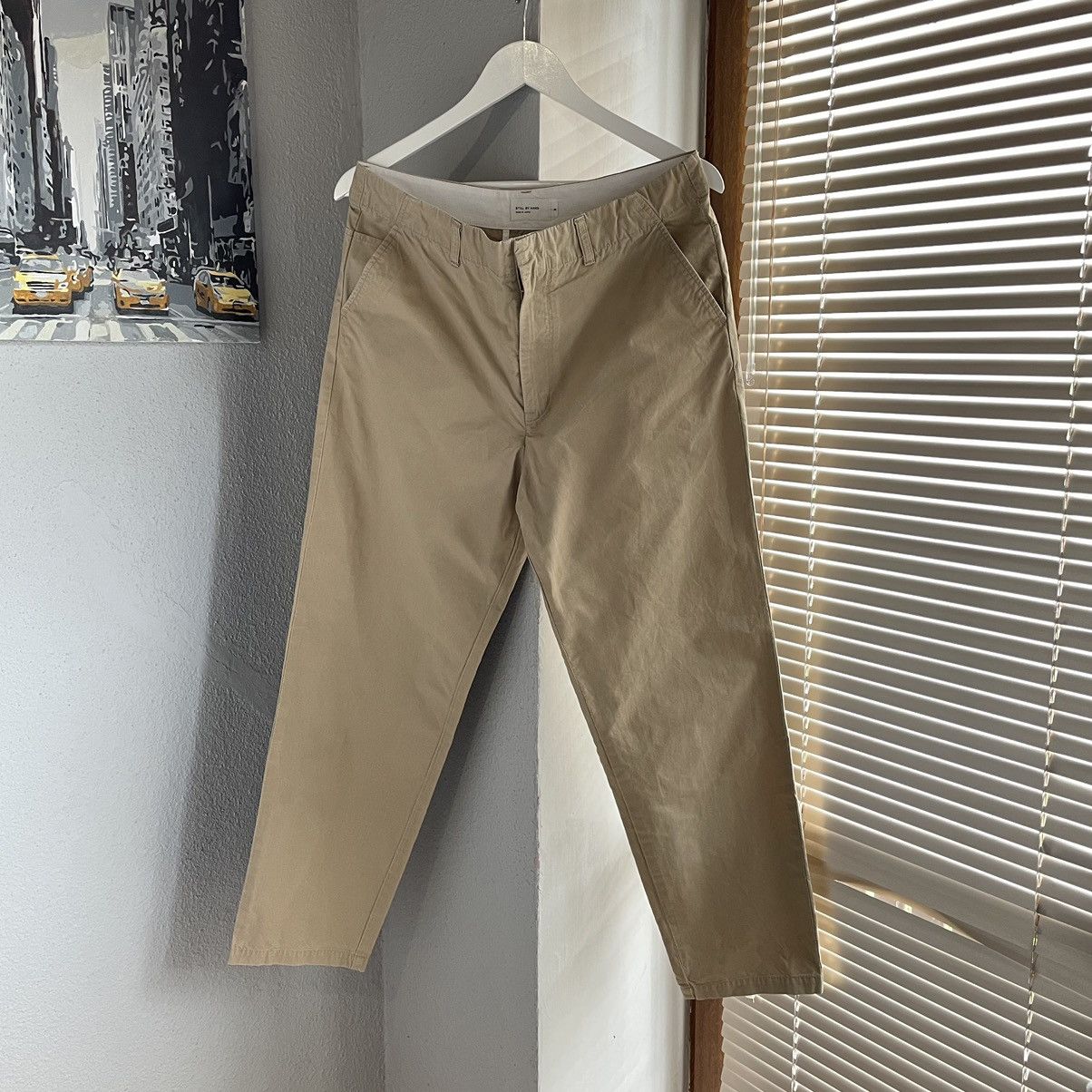 Japanese Brand × STILL BY HAND STILL BY HAND Japan Made Beige Chino Pants / Sz 3 Size US 34 / EU 50 - 2 Thumbnail