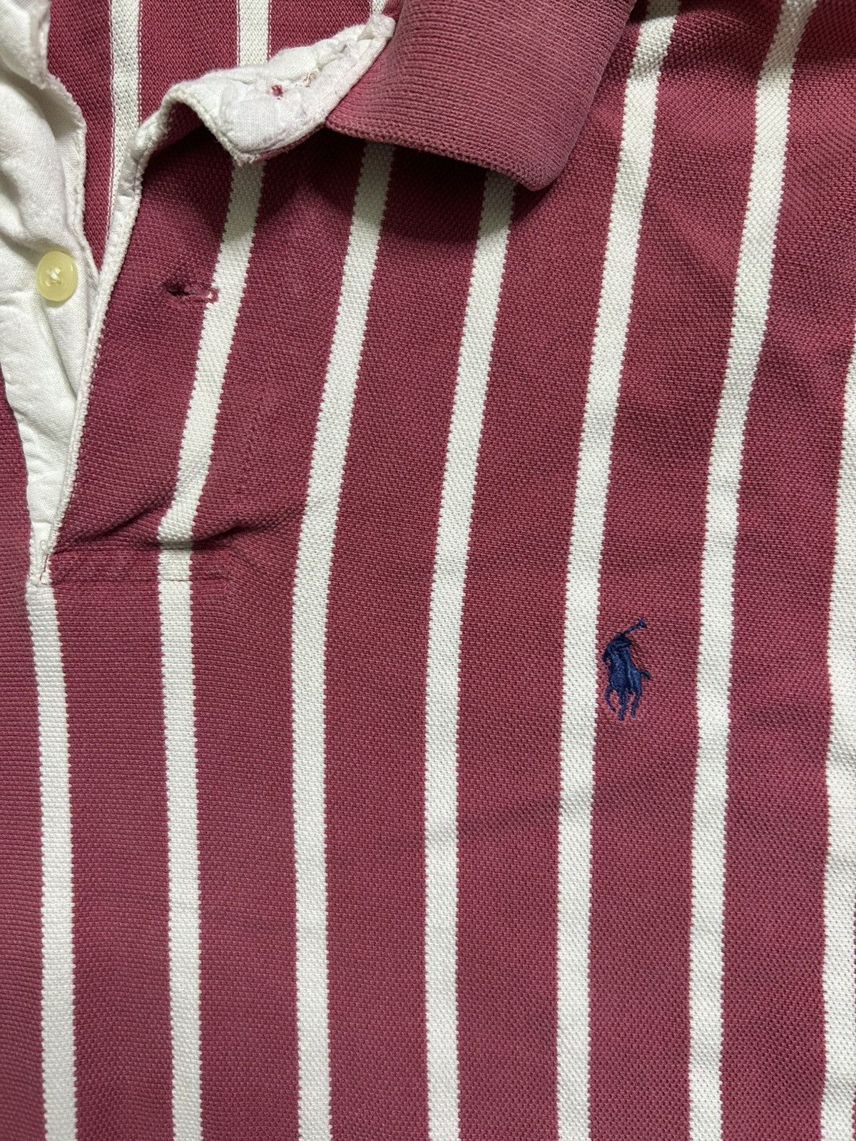 Polo Ralph Lauren Vintage 80s Polo Ralph Lauren Striped Watermelon 1980s Size US XL / EU 56 / 4 - 6 Thumbnail