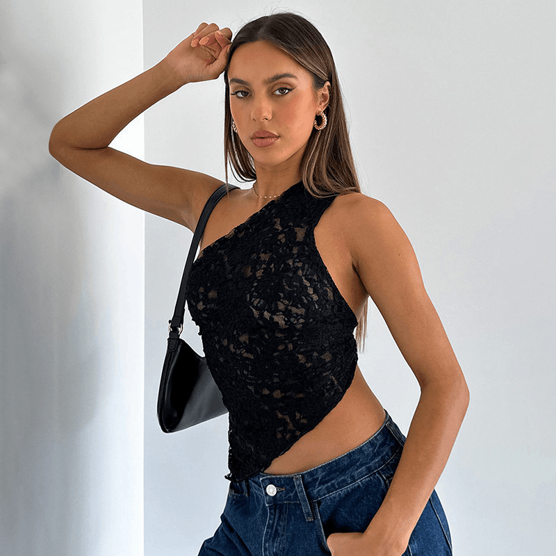 Other Lace Backless Top Summer Waistless Vest Streetwear Womens Size L / US 10 / IT 46 - 3 Thumbnail