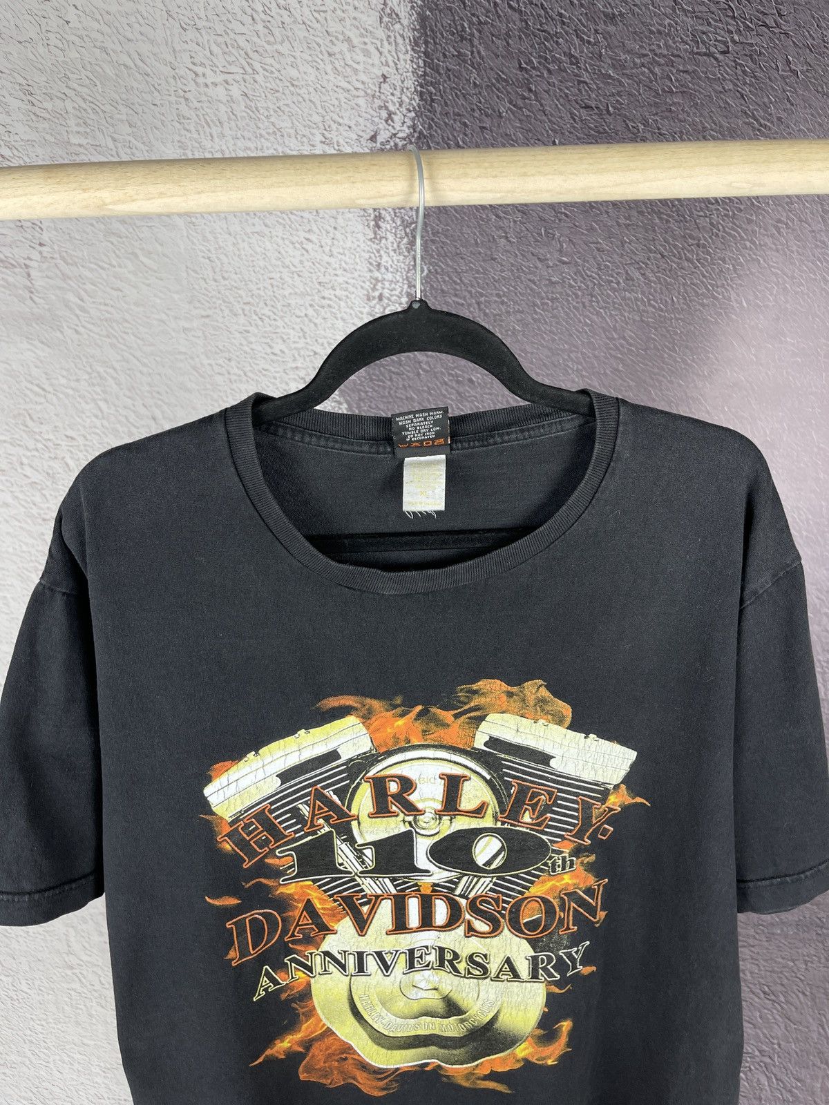 Harley Davidson Harley-Davidson 110 anniversary vintage y2k Texas tee shirt Size US XL / EU 56 / 4 - 4 Thumbnail