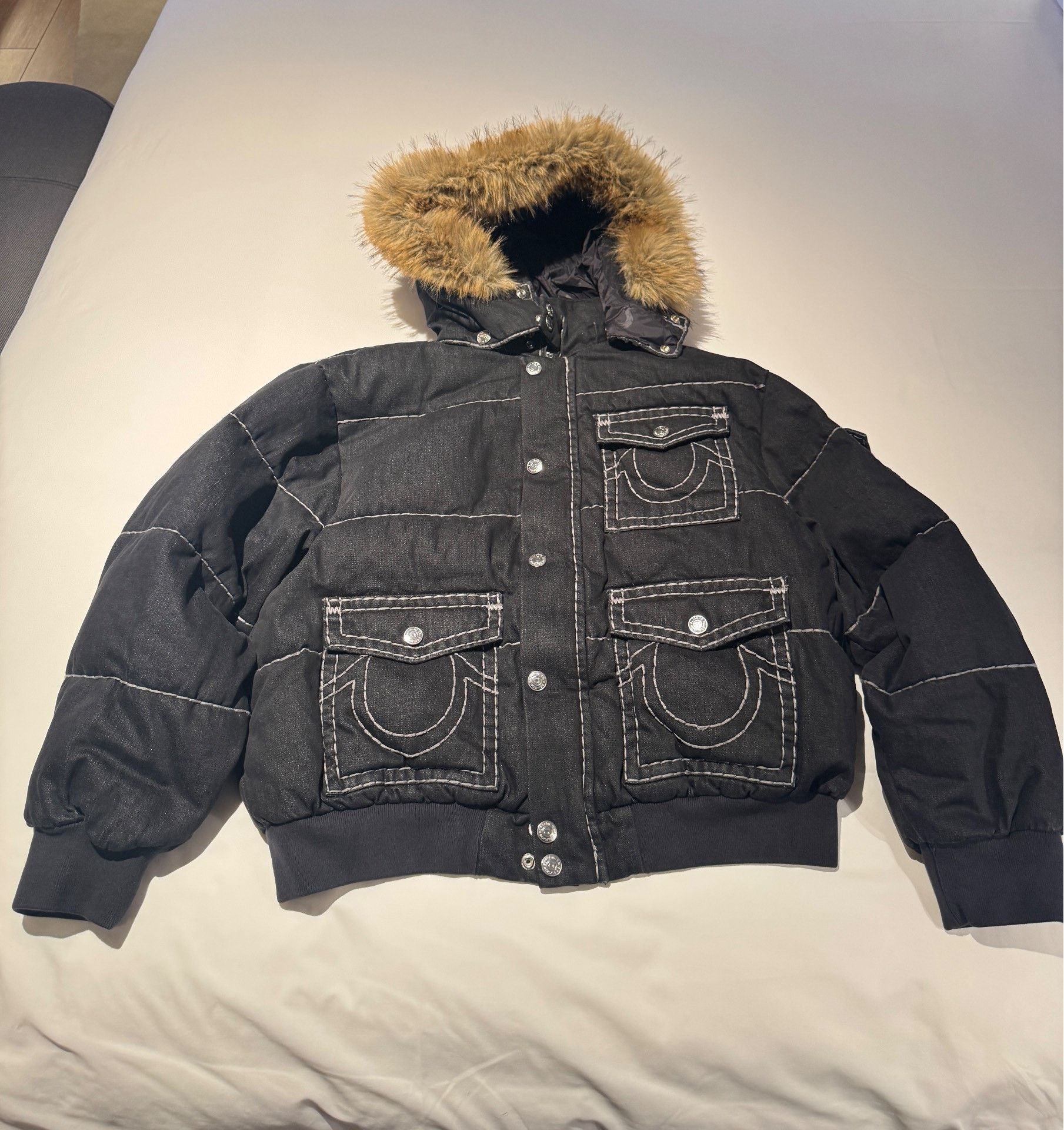 Supreme Supreme x TRUE RELIGION FW25 Puffer Jacket Size US XL / EU 56 / 4 - 1 Thumbnail