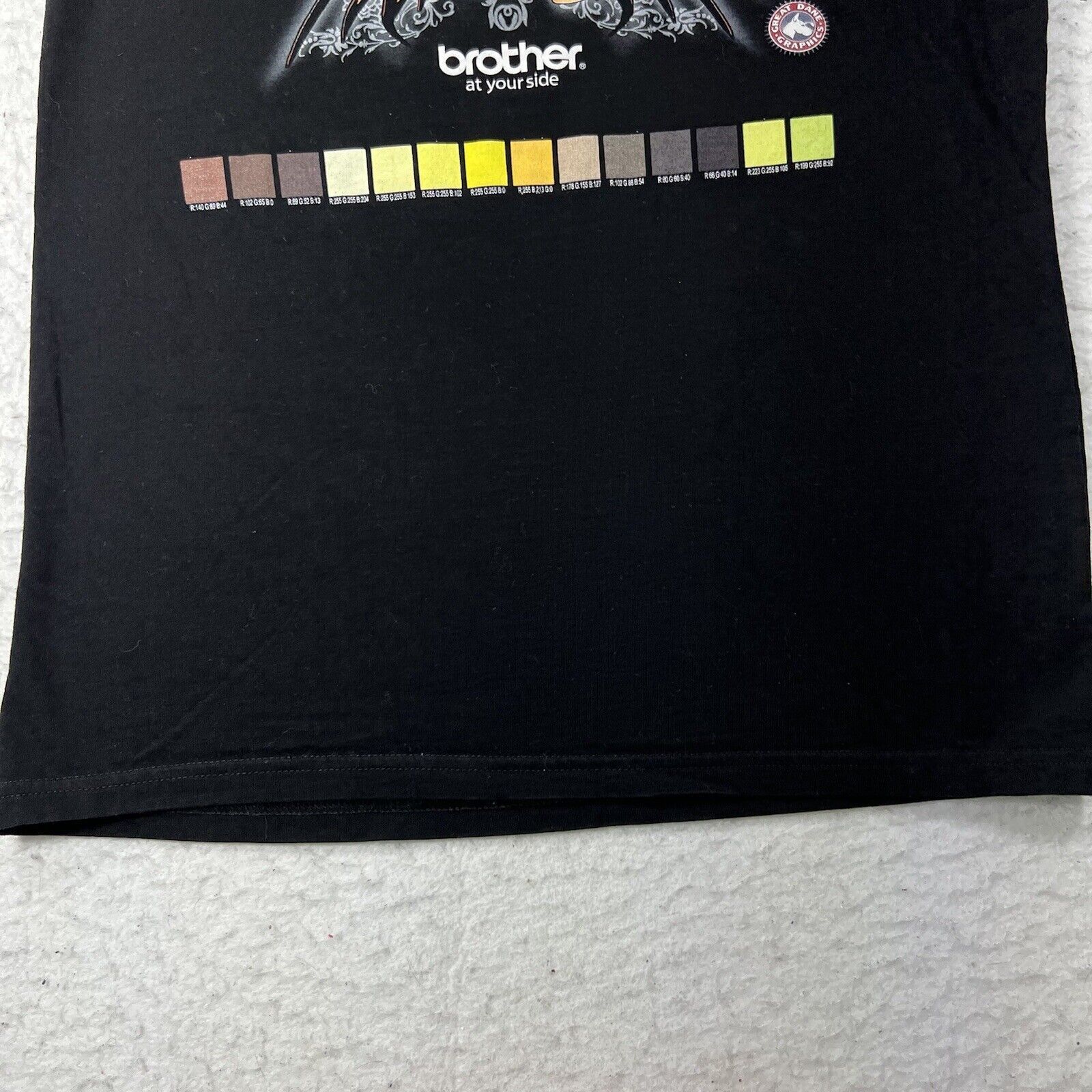 Other Brother Printer Small Black Colorful Butterfly Graphic Tee Size US S / EU 44-46 / 1 - 6 Thumbnail