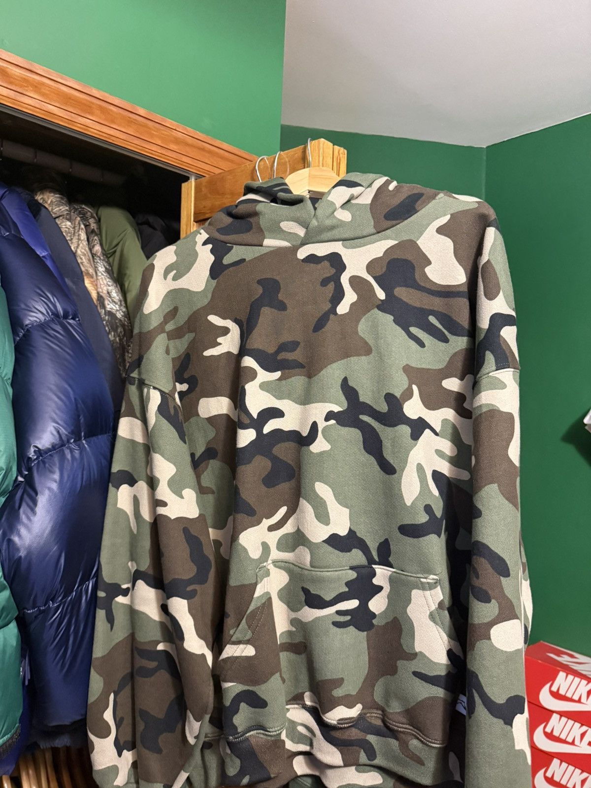 Akimbo Club Akimbo Club Woodland Camo Hoodie Size XXL (Fits XL) Cropped Size US XXL / EU 58 / 5 - 2 Thumbnail