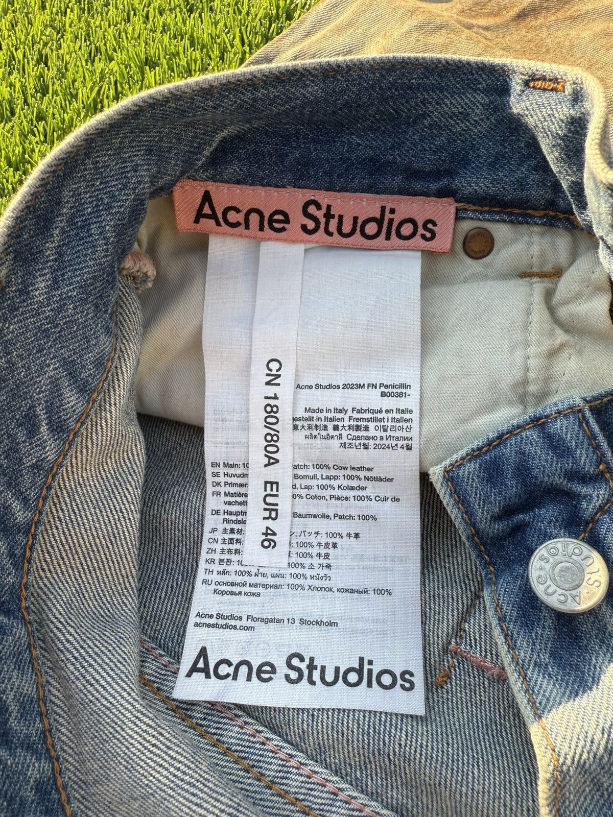 Acne Studios Acne Studios 2023M Penicillin Jeans Size US 32 / EU 48 - 6 Thumbnail