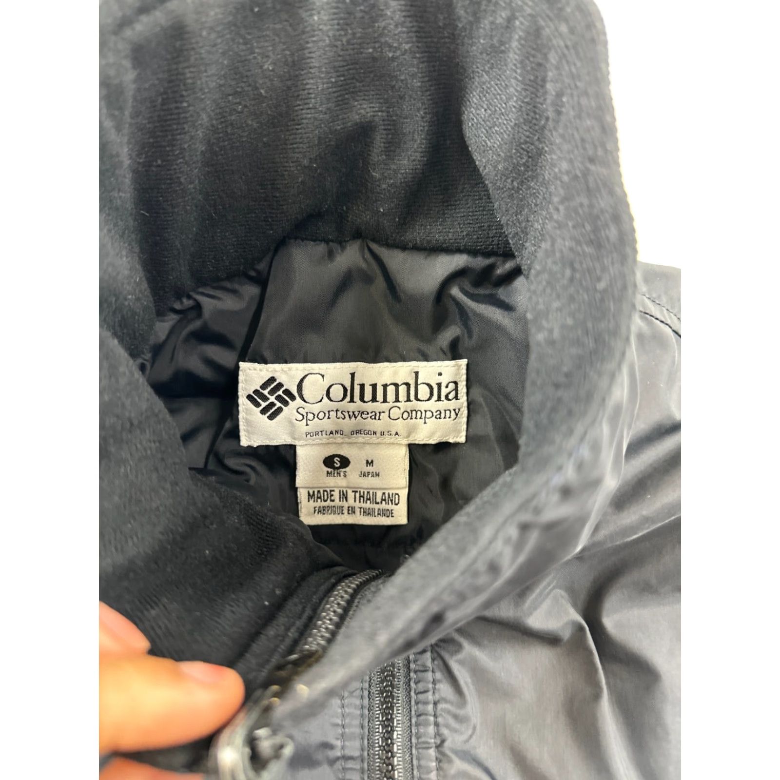 Vintage Columbia Jacket Mens Small Black Omni Heat Lined Full Zip Softshell Winter Outerwear Size US S / EU 44-46 / 1 - 6 Thumbnail