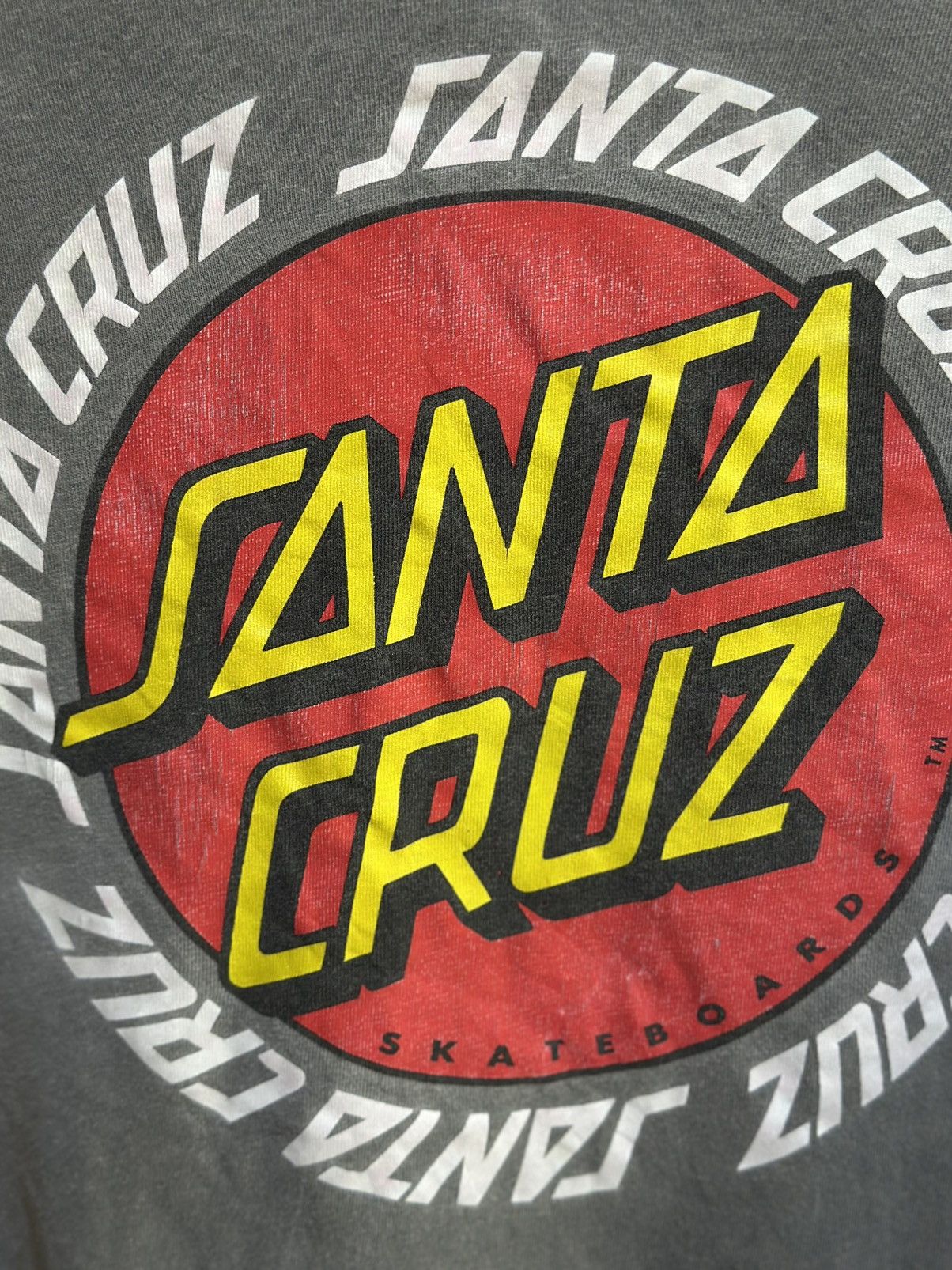 Santa Cruz Skateboards Vintage Santa Cruz Long Sleeve Faded Tee Size US L / EU 52-54 / 3 - 6 Thumbnail