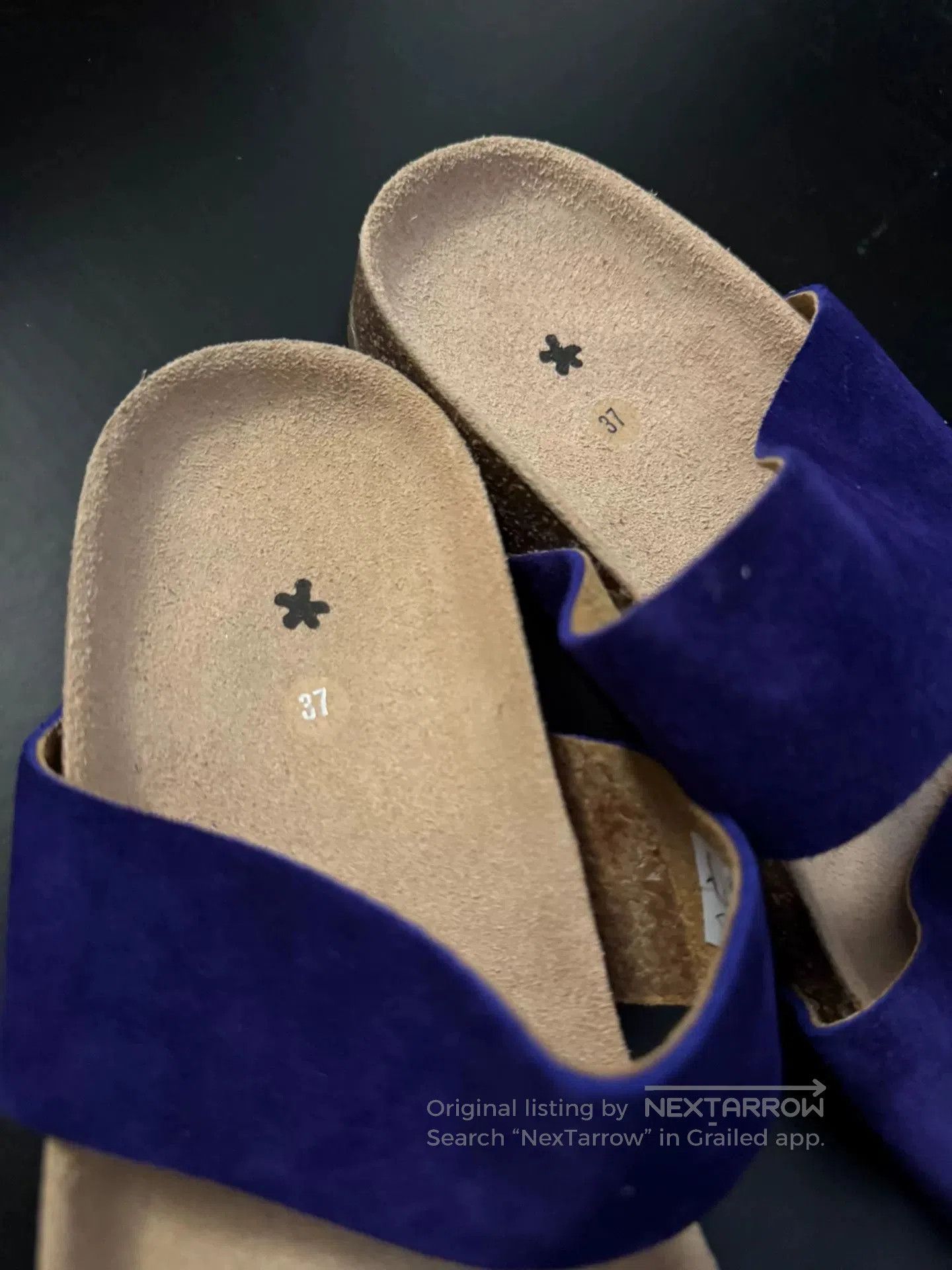 Daniela Gregis Daniela Gregis Purple Suede Clog Sandals. Size US 5 / IT 35 - 4 Thumbnail
