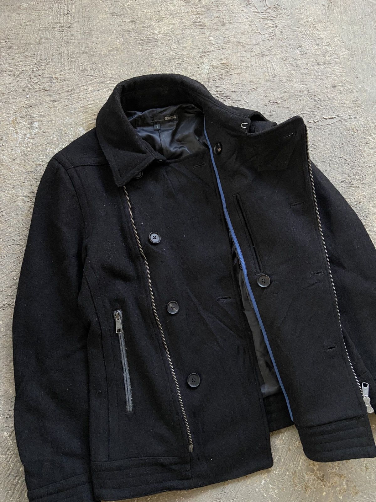 Schlussel 2000s Schlussel - Vkei Style Wool Riders Jacket Size US M / EU 48-50 / 2 - 5 Thumbnail