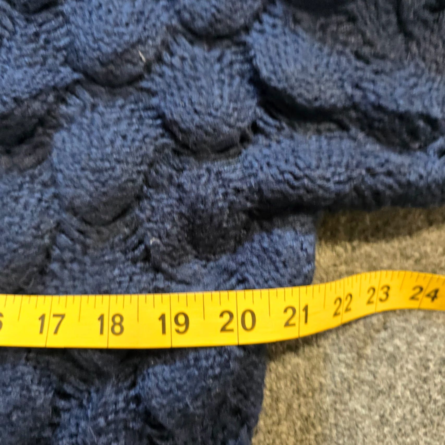 Vintage FRNCH Paris Sweater Womens Size S Blue Eyelet Knit Texture Cowl Neck Casual Shirt? Size S / US 4 / IT 40 - 5 Thumbnail
