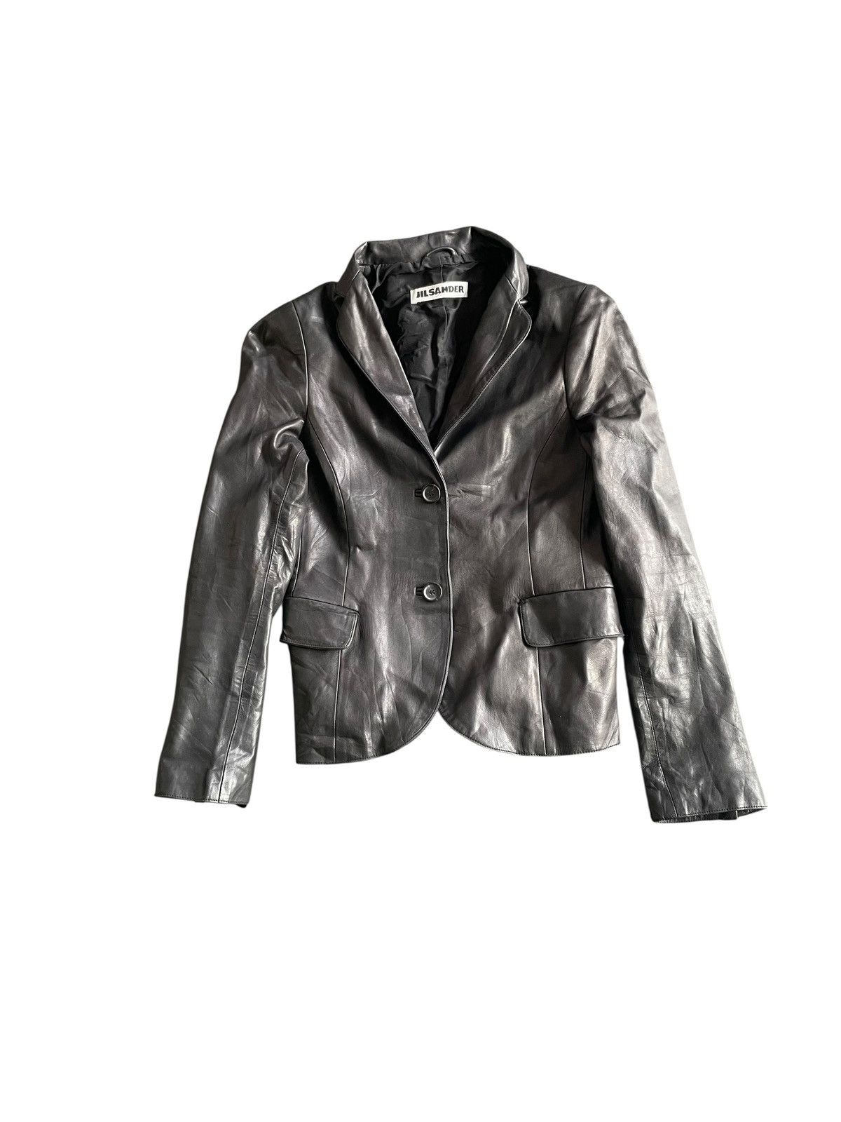 Jil Sander Jil Sander Leather Jacket Size XS / US 0-2 / IT 36-38 - 1 Thumbnail