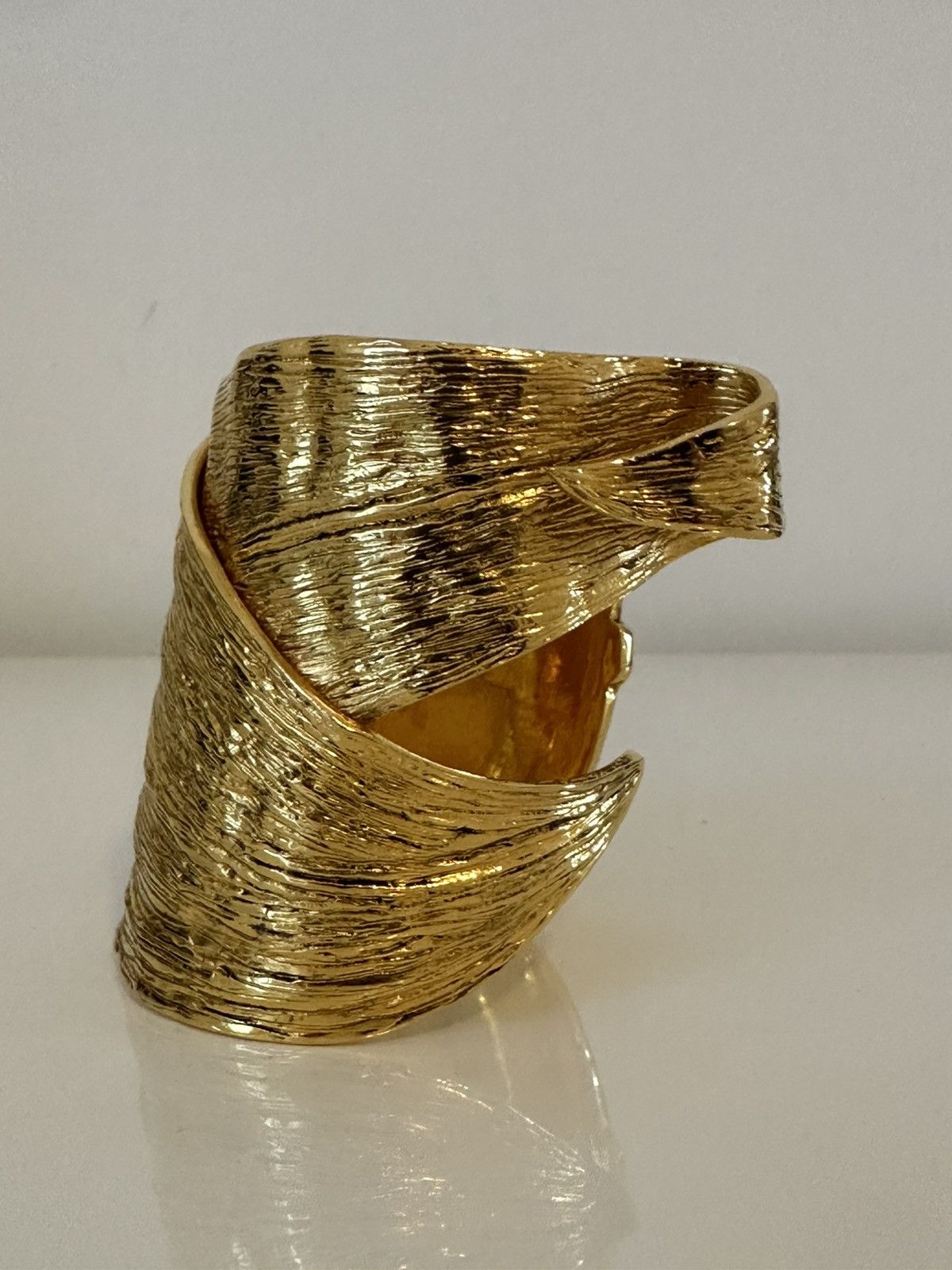 Saint Laurent Paris SAINT LAURENT Leaf polished-finish bracelet Size ONE SIZE - 7 Thumbnail