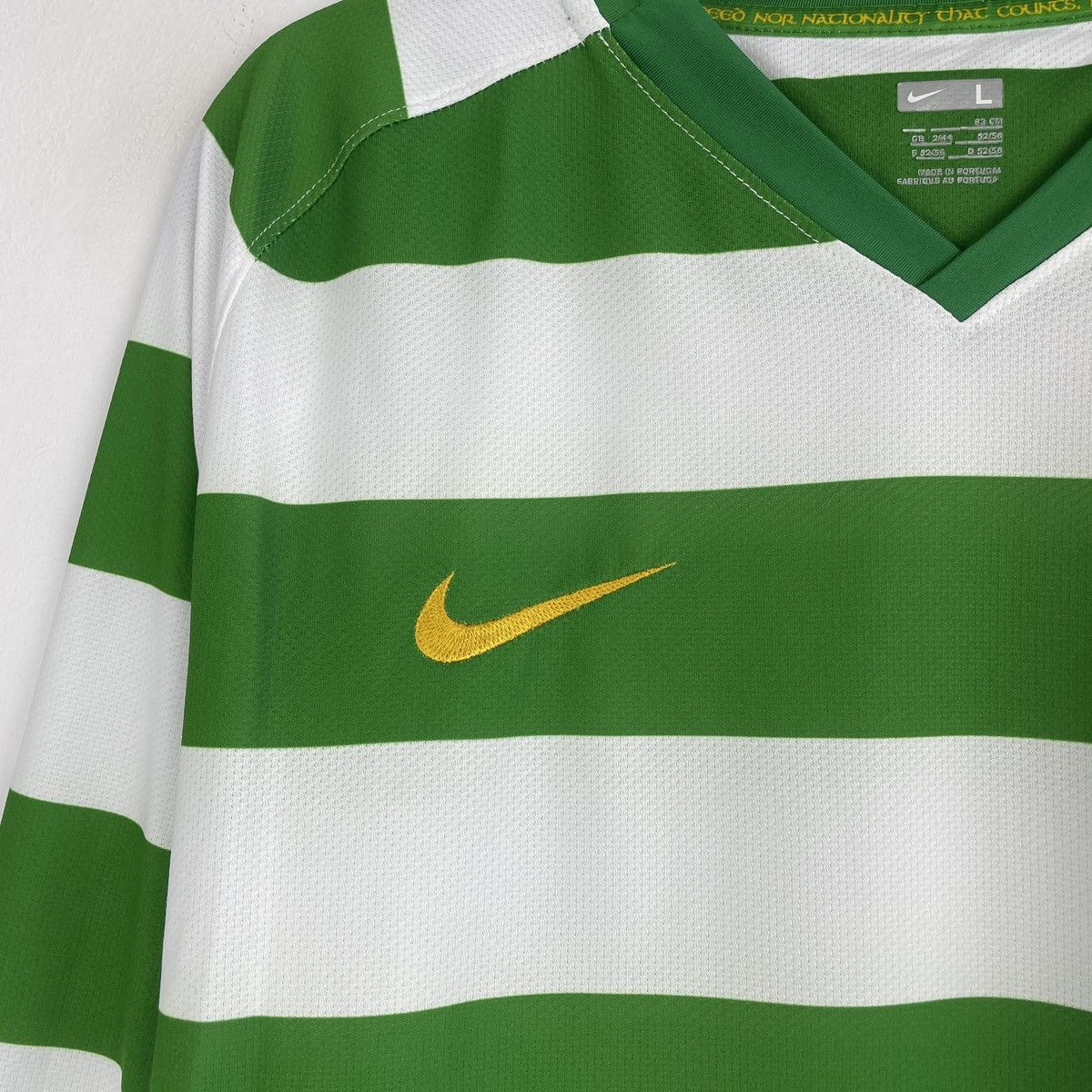 Nike Celtic Authentic Nike Home Long Sleeve Jersey Men 2008/2010 Size US L / EU 52-54 / 3 - 2 Thumbnail