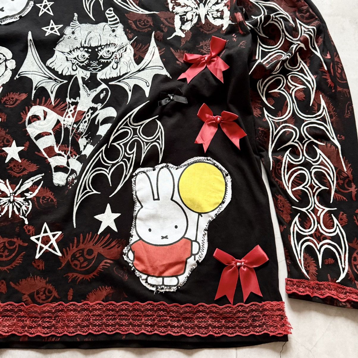Drain Gang Chija Vibe Drain Gang Sad Boys Custom Long Sleeve T Shirt Size US XL / EU 56 / 4 - 3 Thumbnail