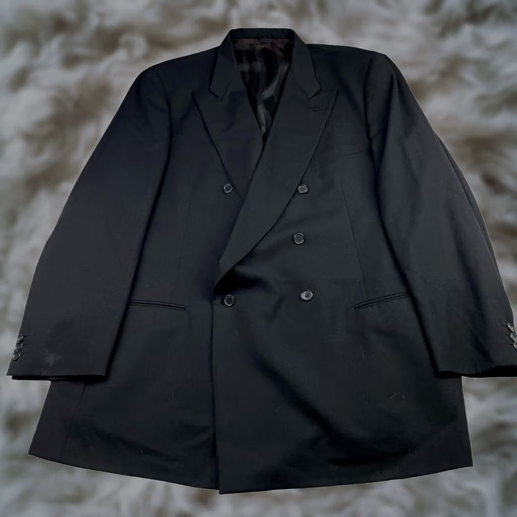 Pierre Cardin Pierre Cardin Black Tuxedo Jacket Men’s Double Breasted 50XL Size 50R - 1 Thumbnail
