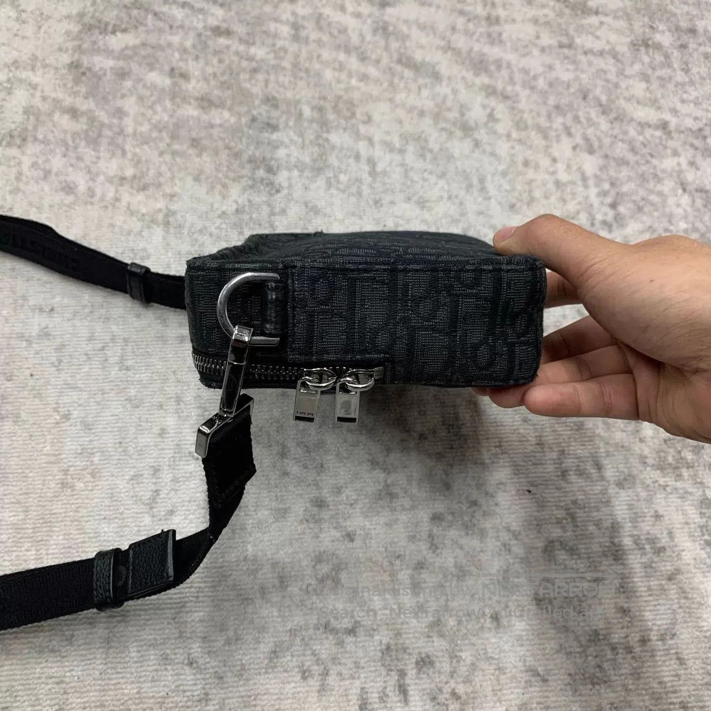Dior Black Crossbody Bag with Zip Closure. Size ONE SIZE - 5 Thumbnail