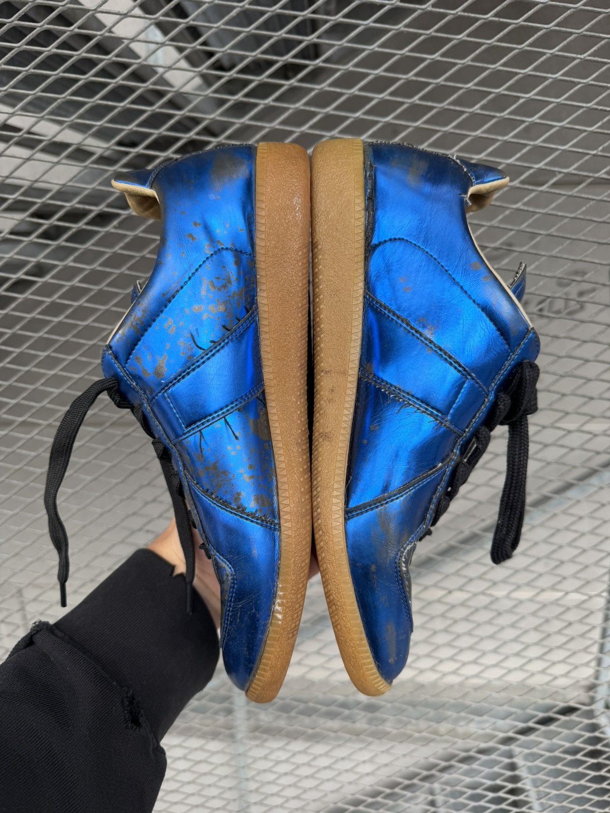 Maison Margiela Maison Margiela GAT Metallic Replica Sneakers Size US 10 / EU 43 - 3 Thumbnail