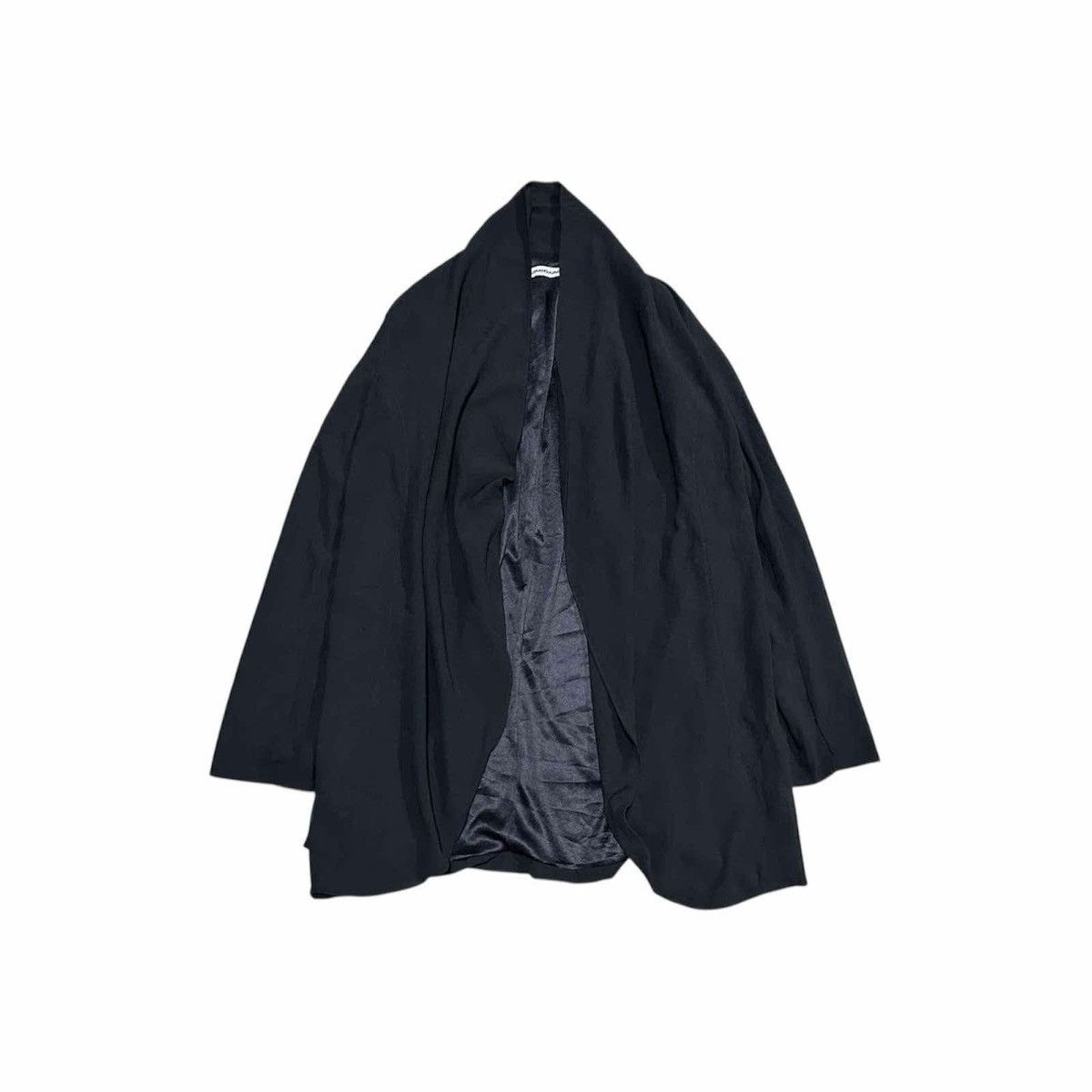 Japanese Brand 🔥Vintage Juriano Jurrie Drape Cardigan See Thru Double Layer Size US L / EU 52-54 / 3 - 1 Thumbnail