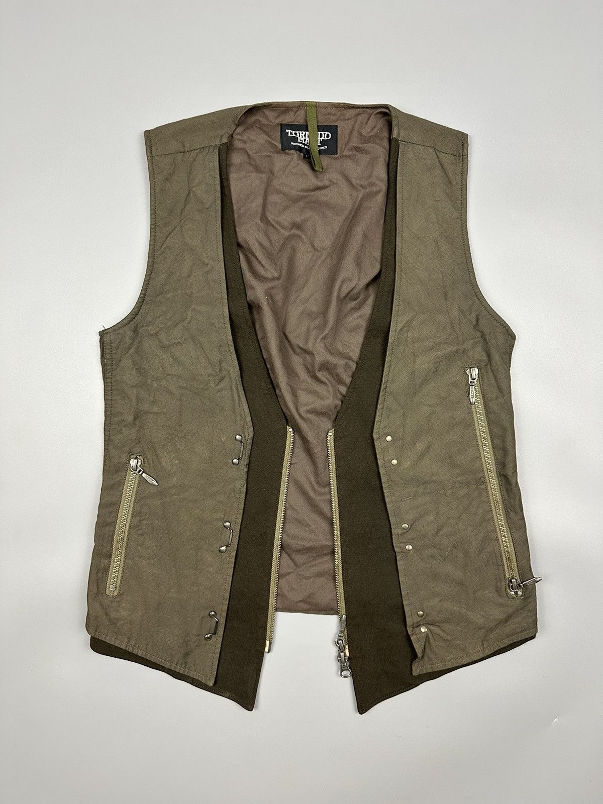 Tornado Mart TM Japan asymettric vest | Grailed