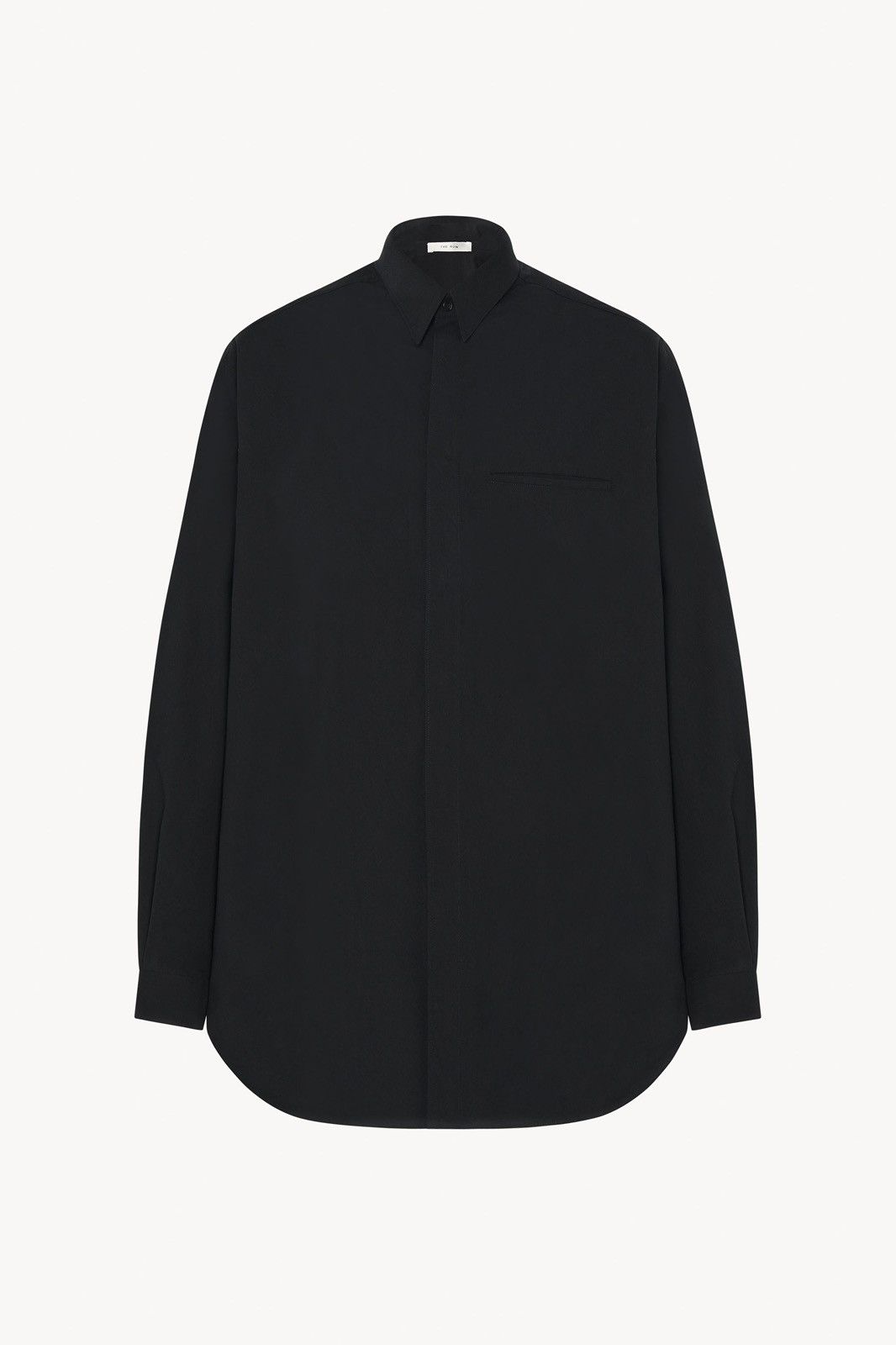The Row The Row Black Fili Shirt in Cotton & Silk Size US S / EU 44-46 / 1 - 6 Thumbnail