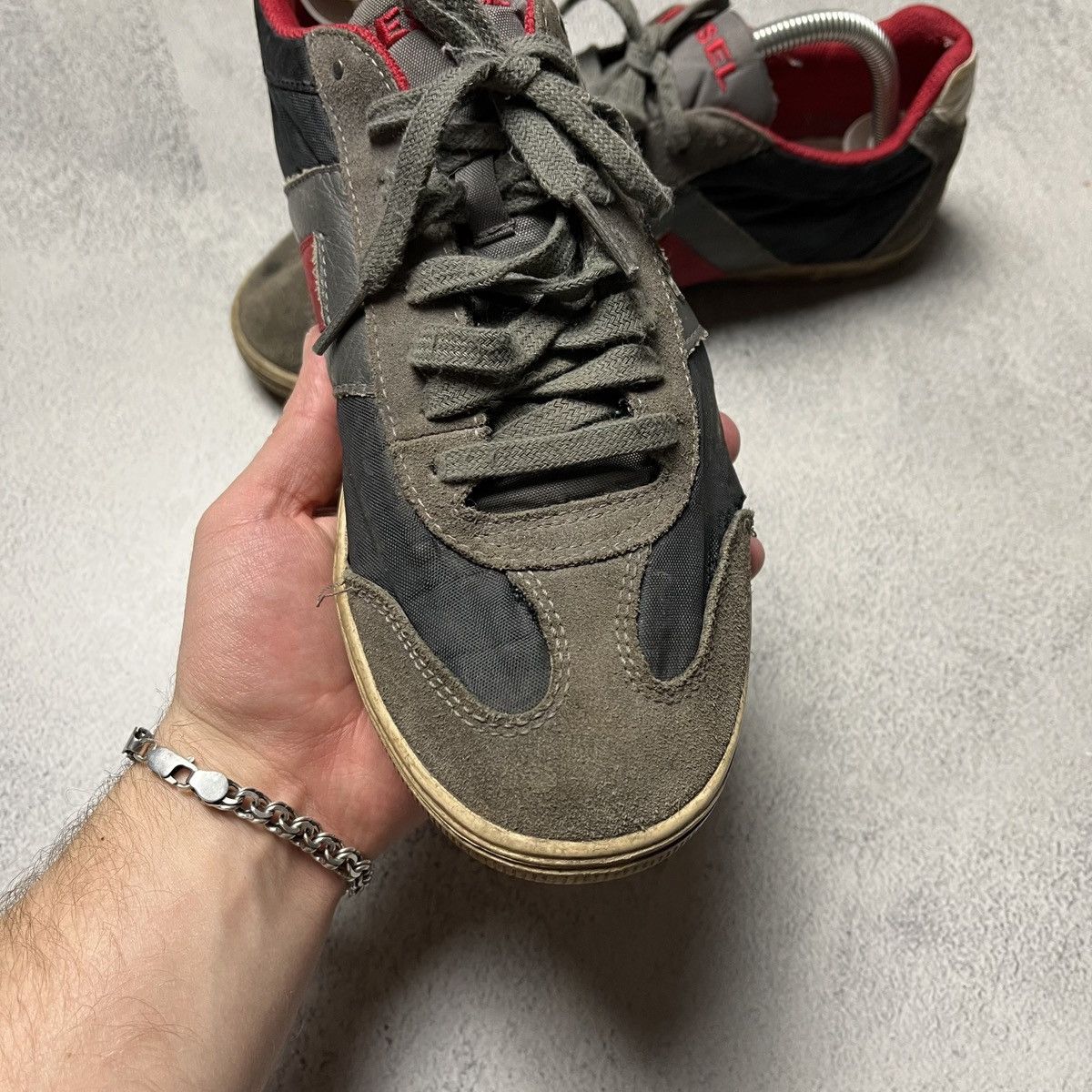 Diesel × Vintage Vintage Lounge Diesel Industry ASICS style y2k sneakers Size US 9 / EU 42 - 7 Thumbnail