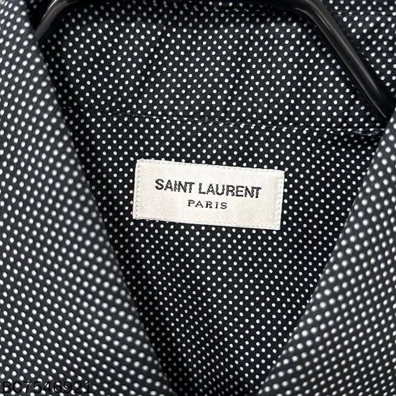 Other Saint Laurent Paris Polka Dot Long Sleeve Shirt-2507 Size US M / EU 48-50 / 2 - 5 Thumbnail