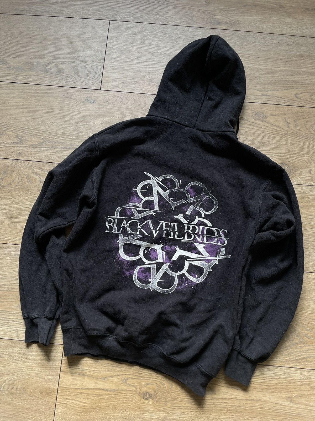 Vintage Vintage hoodie black veil brides band rock 90s 00s swag drip Grailed