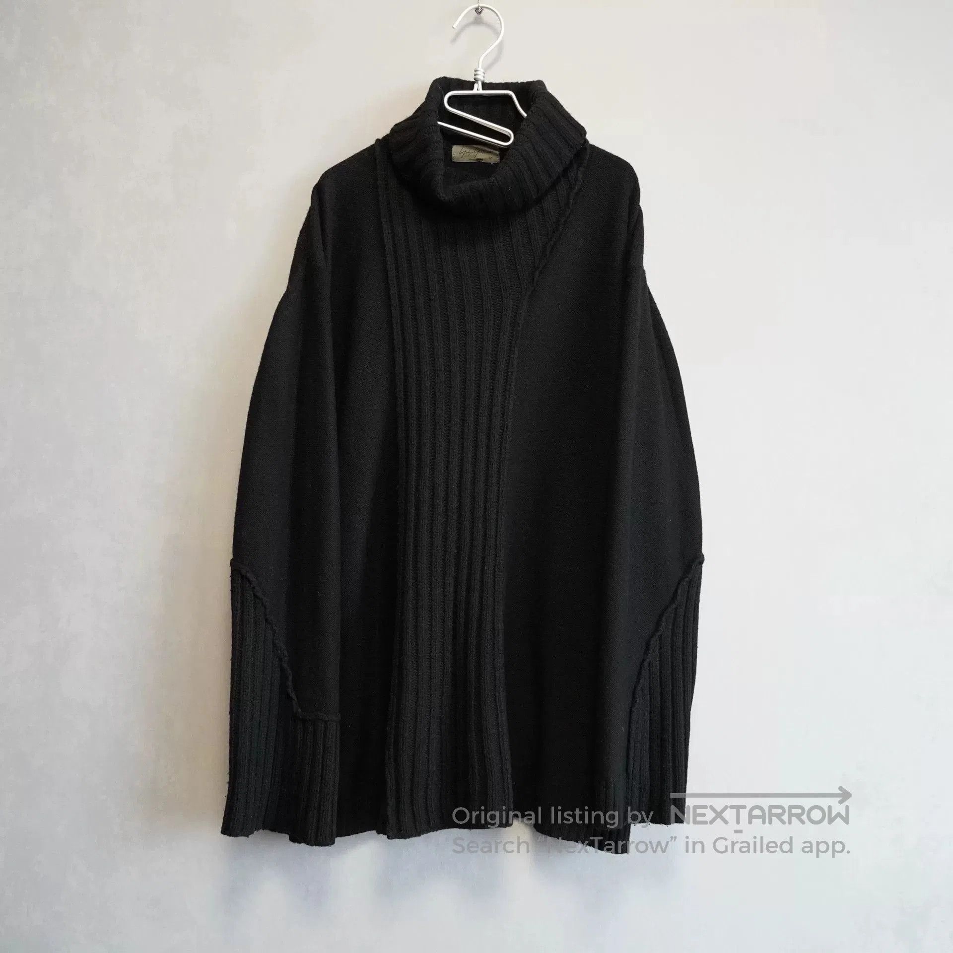 Yohji Yamamoto Yohji Yamamoto Black Turtleneck Sweater. Size US M / EU 48-50 / 2 - 1 Thumbnail