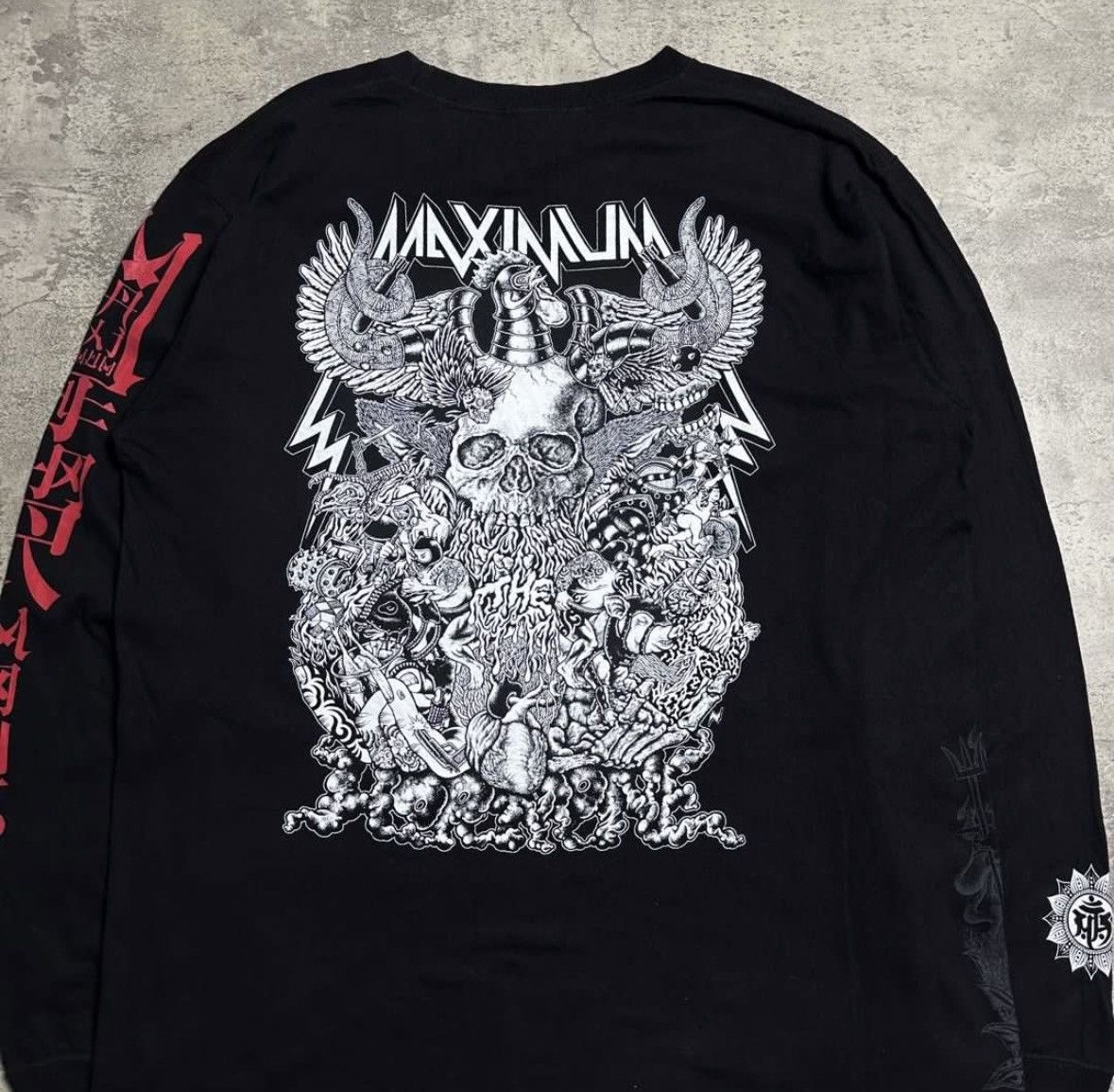 Band Tees Long sleeve tshirt metal maximum the hormone Size US XL / EU 56 / 4 - 6 Thumbnail