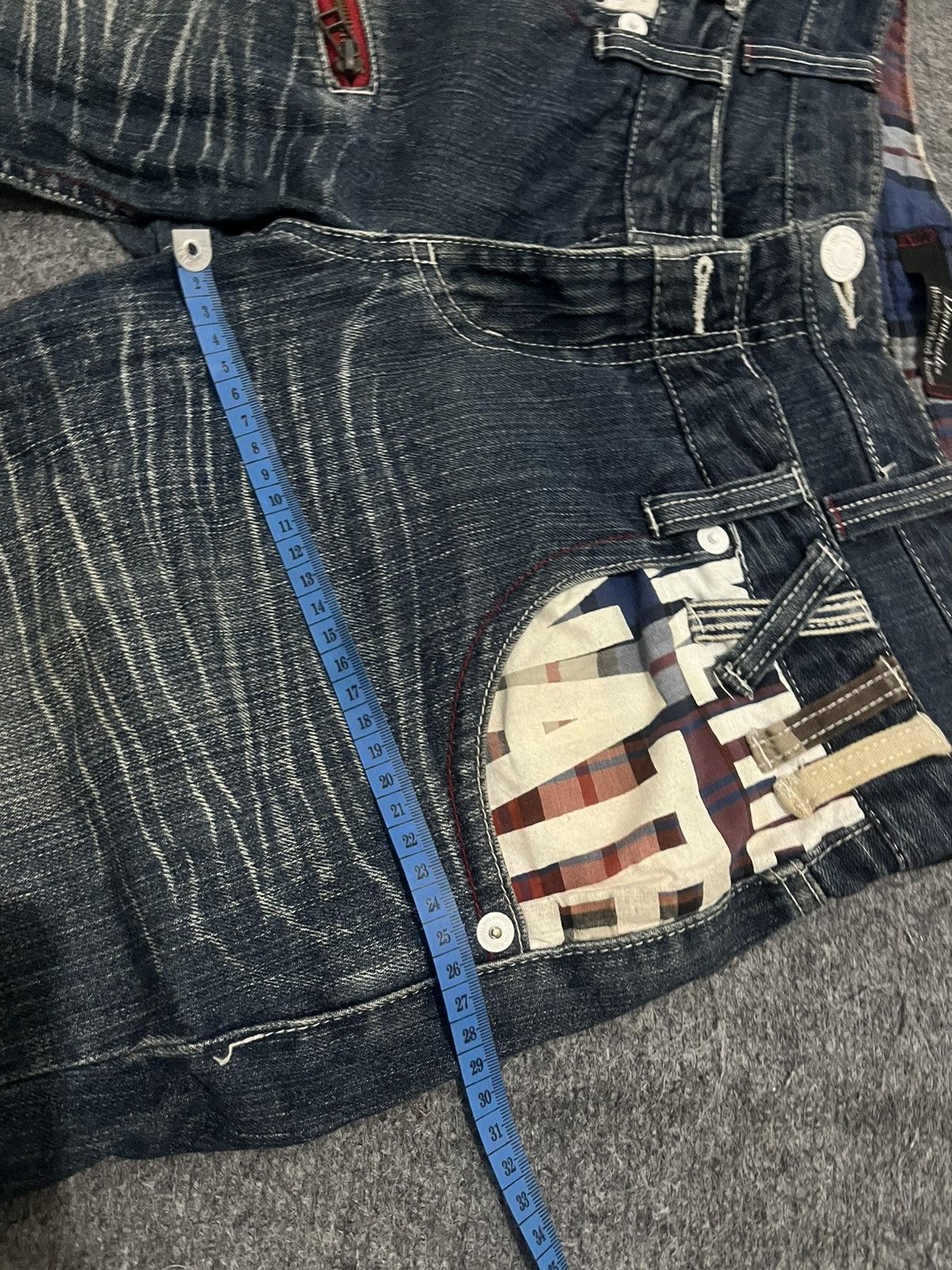 Hysteric Glamour Japanese Dominate Punk Short Jeans Size US 34 / EU 50 - 15 Thumbnail