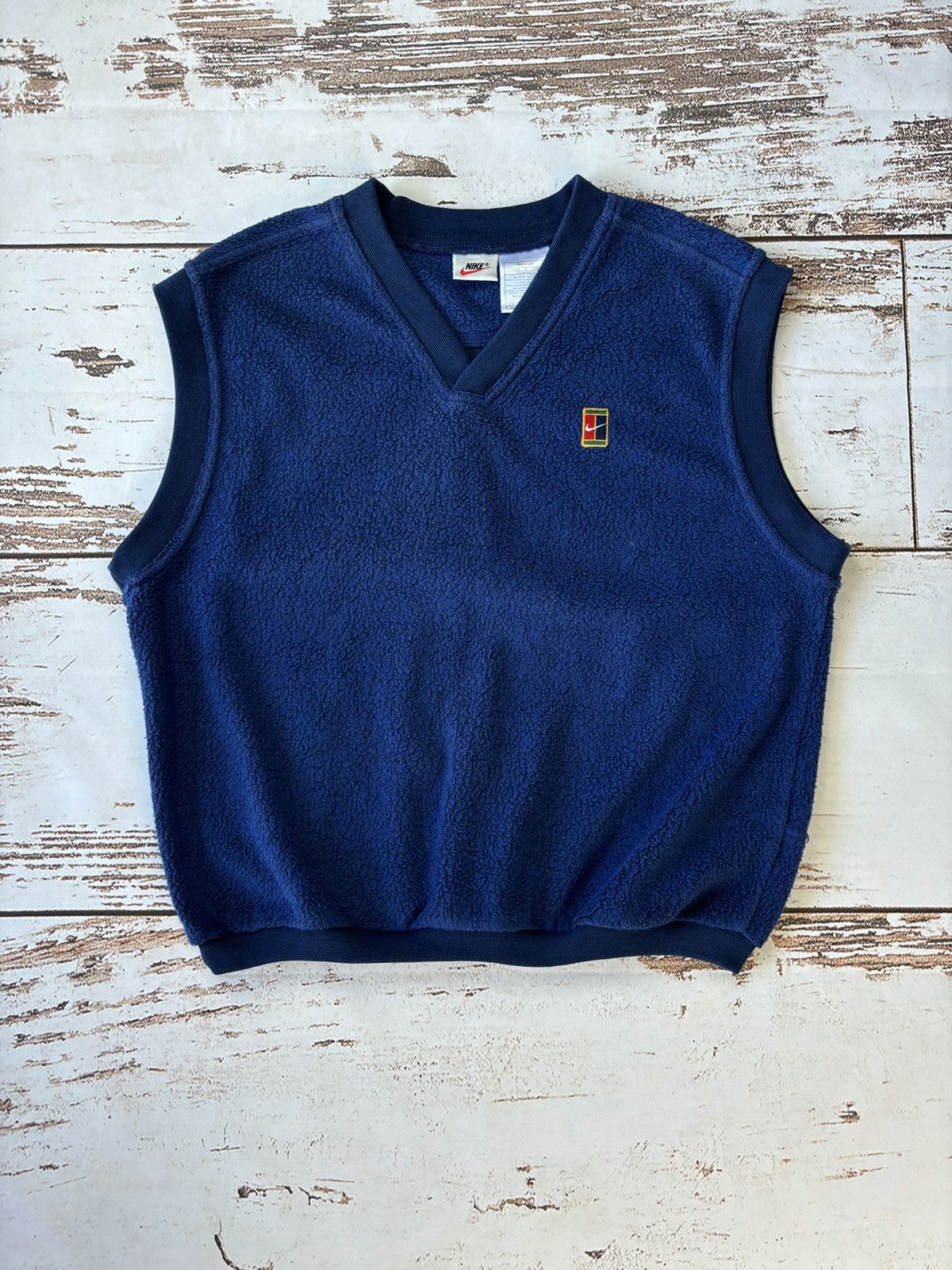 Nike × Vintage Vintage Nike Fleece Vest Size US S / EU 44-46 / 1 - 1 Thumbnail