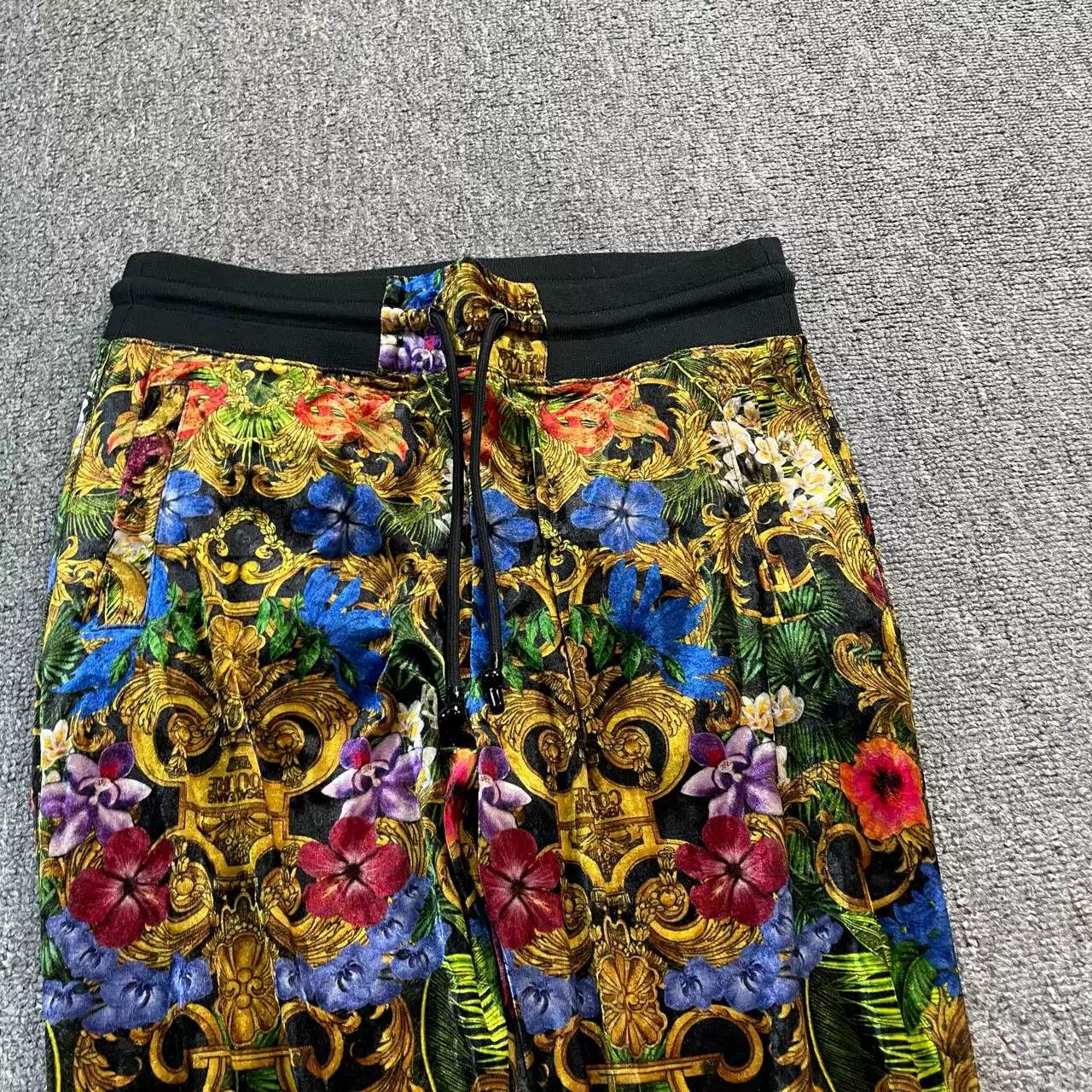 Versace VERSACE Floral Print Trousers Size US 30 / EU 46 - 3 Thumbnail