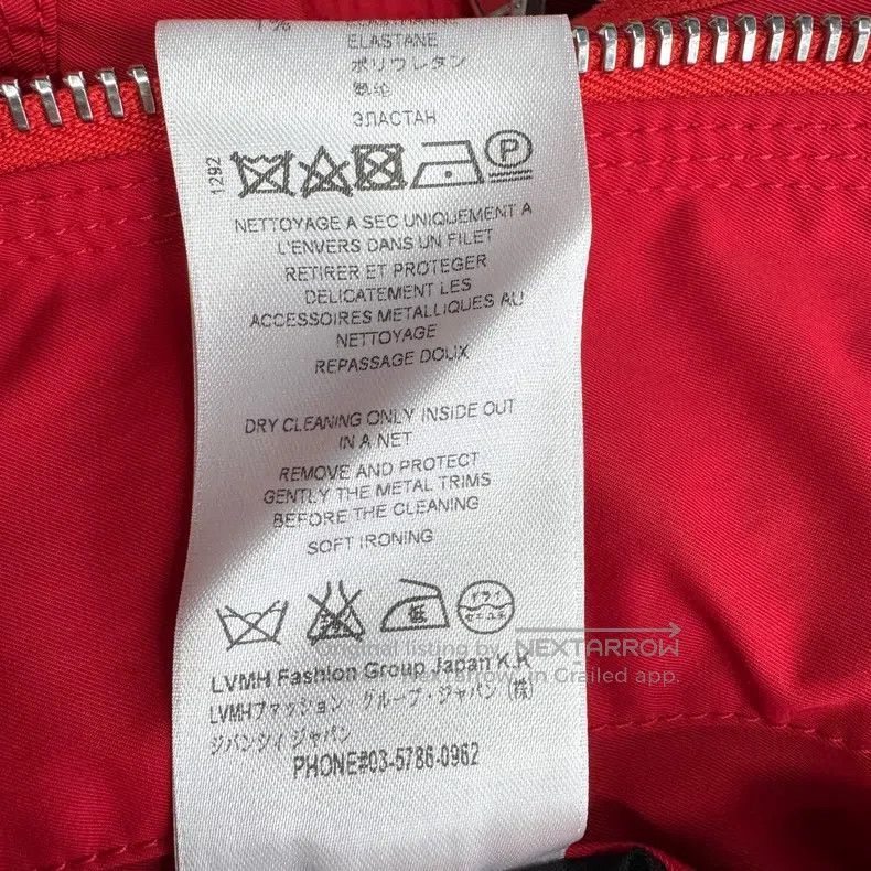 Givenchy Givenchy Size48 Red Zipper Pocket Hem Elastic Jacket Size US M / EU 48-50 / 2 - 6 Thumbnail
