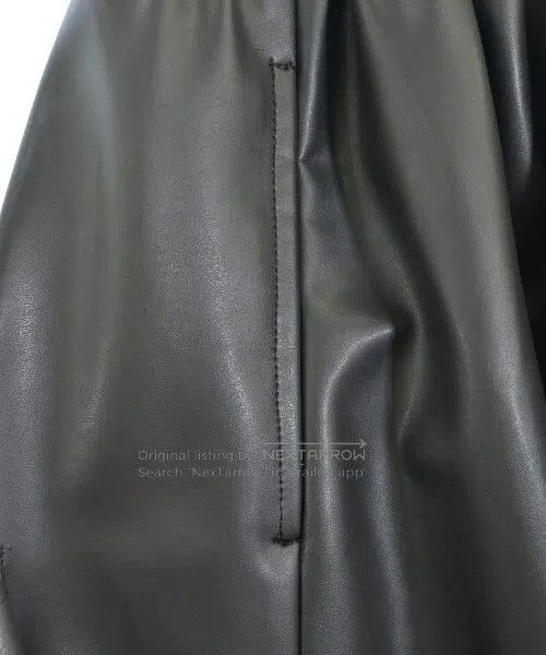 Comme des Garcons Comme des Garcons size XS Black vintage leather rose patte Size 22" - 5 Thumbnail