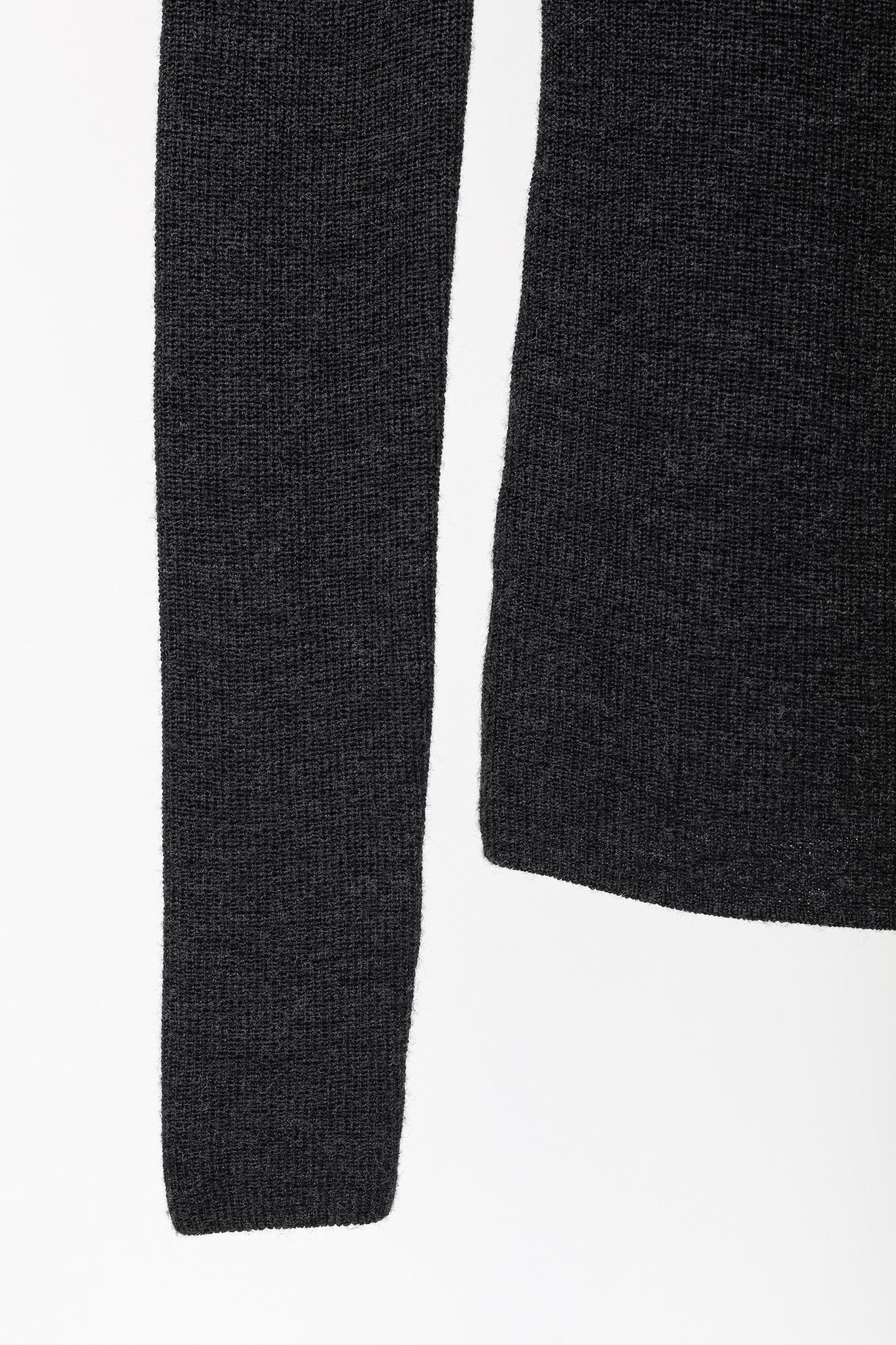 Ganni Ganni Black Light Merino Wool Knit Roll Neck Sweater Size M / US 6-8 / IT 42-44 - 8 Thumbnail
